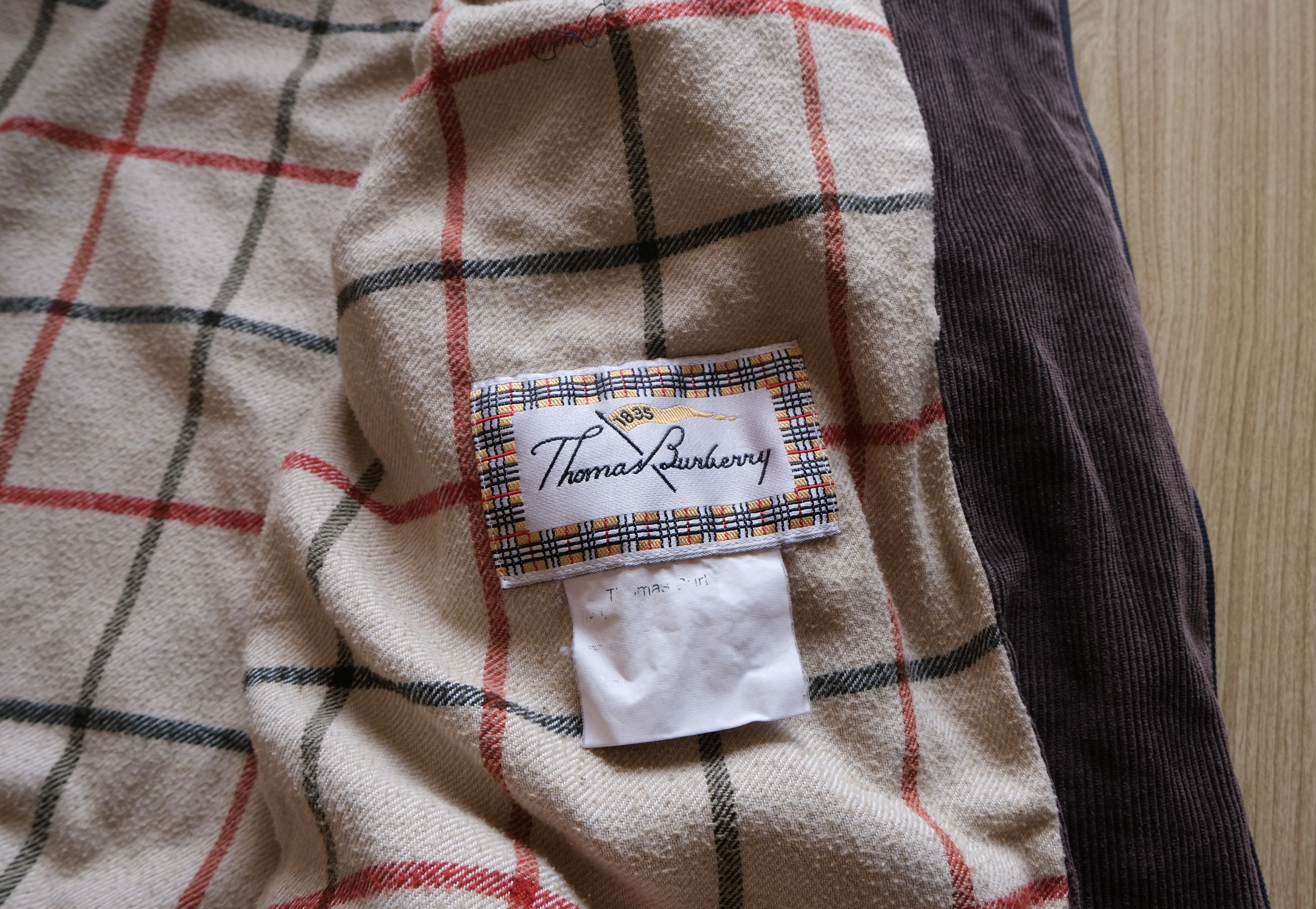 Burberry Thomas Burberry Blue Courdory Bomber Jacket Size L Size US L / EU 52-54 / 3 - 4 Thumbnail