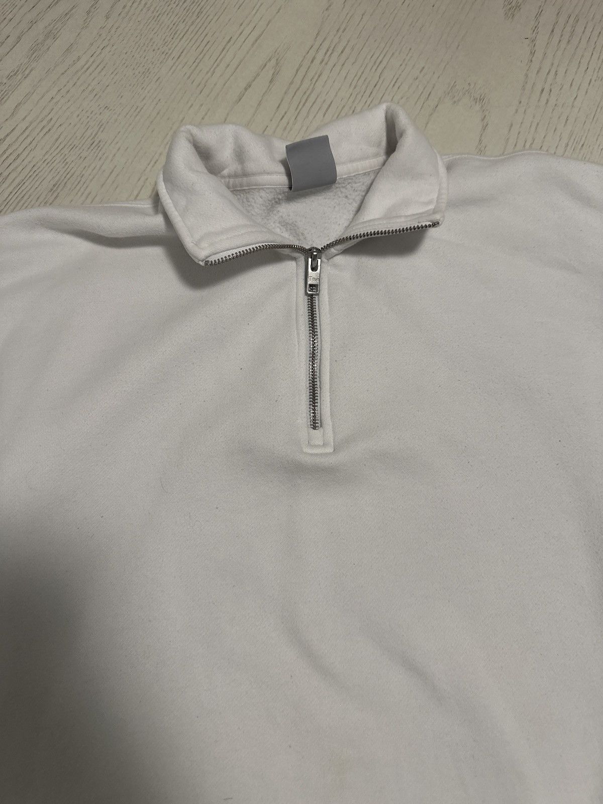 Aritzia Aritizia White Womens Quarter-Zip Size L / US 10 / IT 46 - 3 Thumbnail