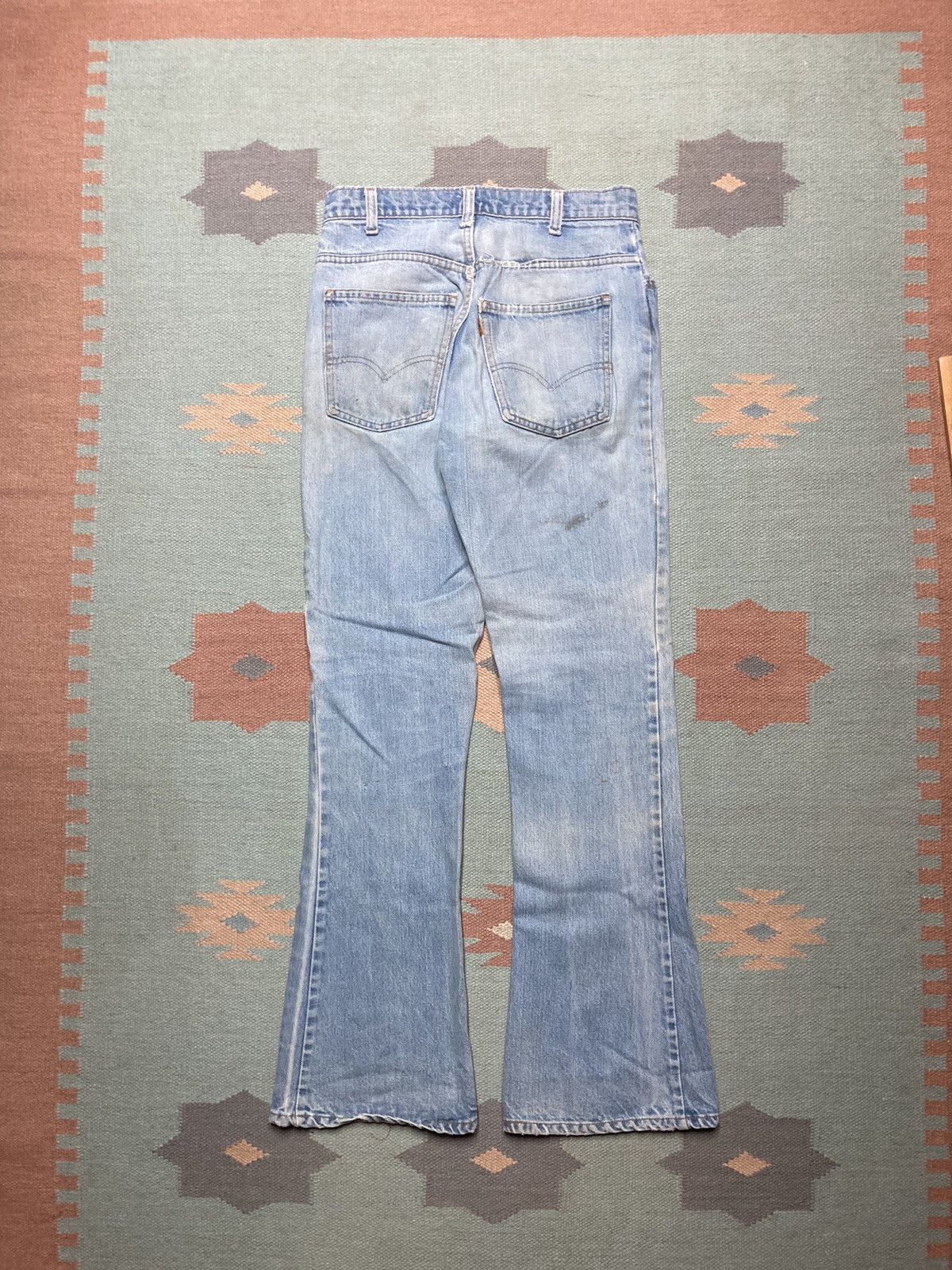 70s Levi’s 646 0217 jeans bell flare faded distressed 29x32