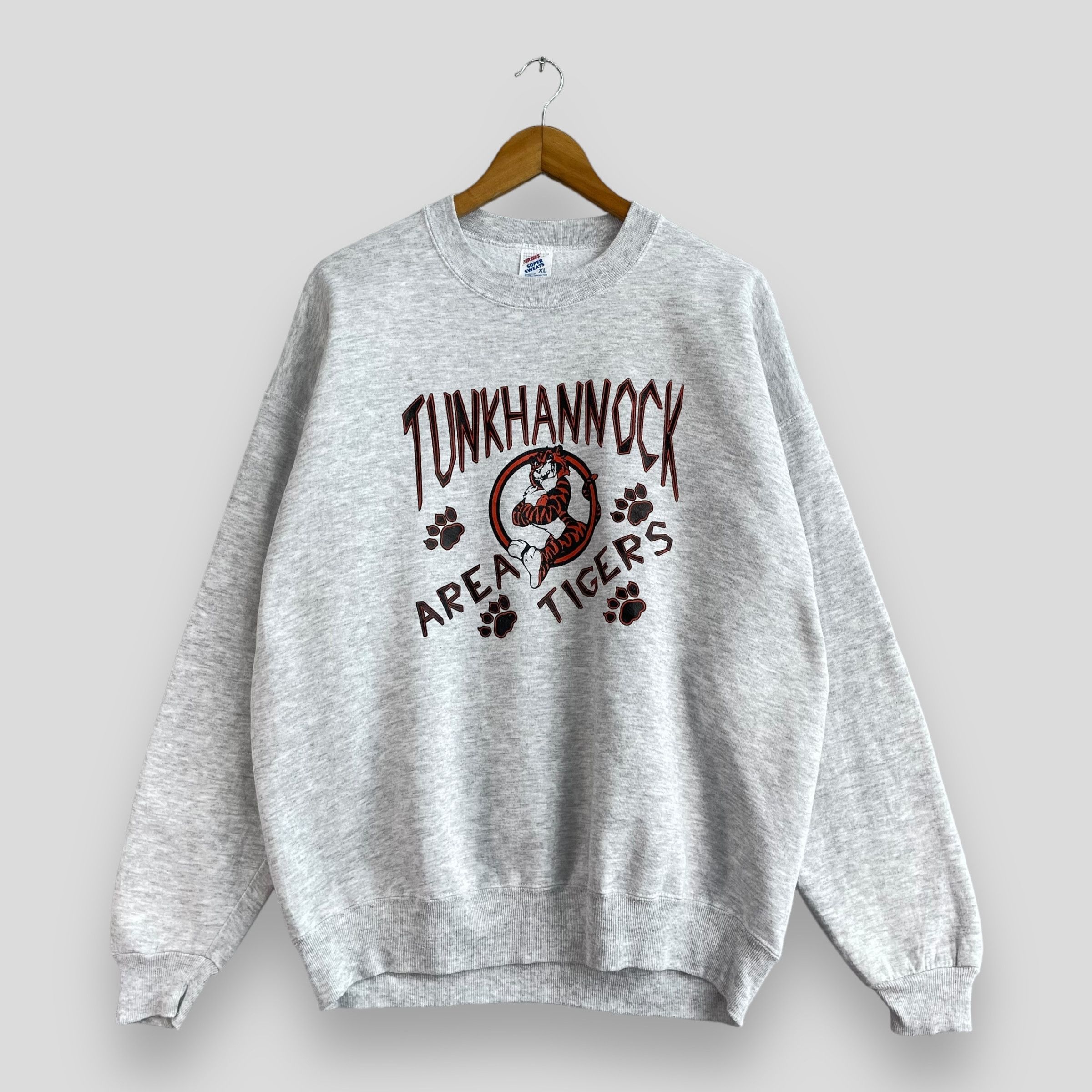 Vintage Vintage TUNKHANNOCK Area Tiger Football Sweatshirt Size US XL / EU 56 / 4 - 1 Thumbnail