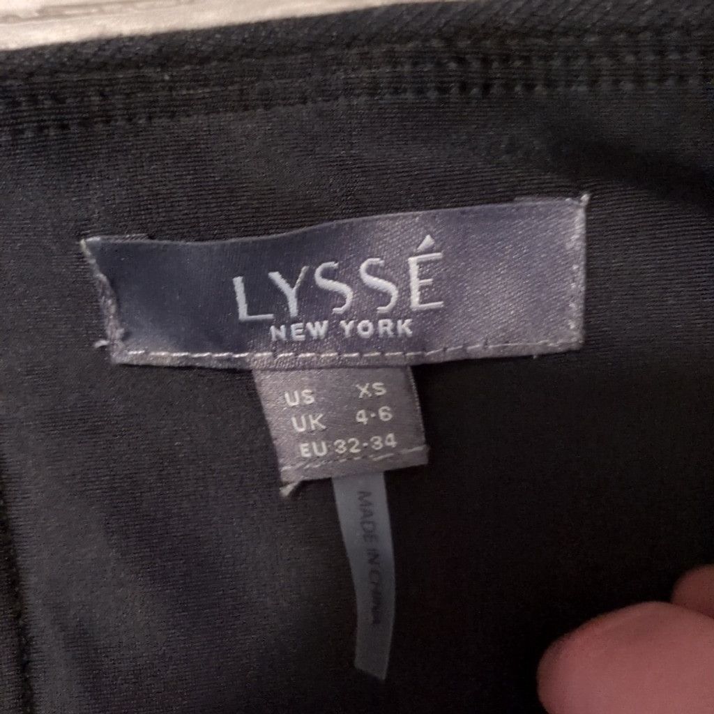 Other Lysse Black Denim Pull On Leggings Size XS Size 25" / US 0 / IT 36 - 2 Thumbnail