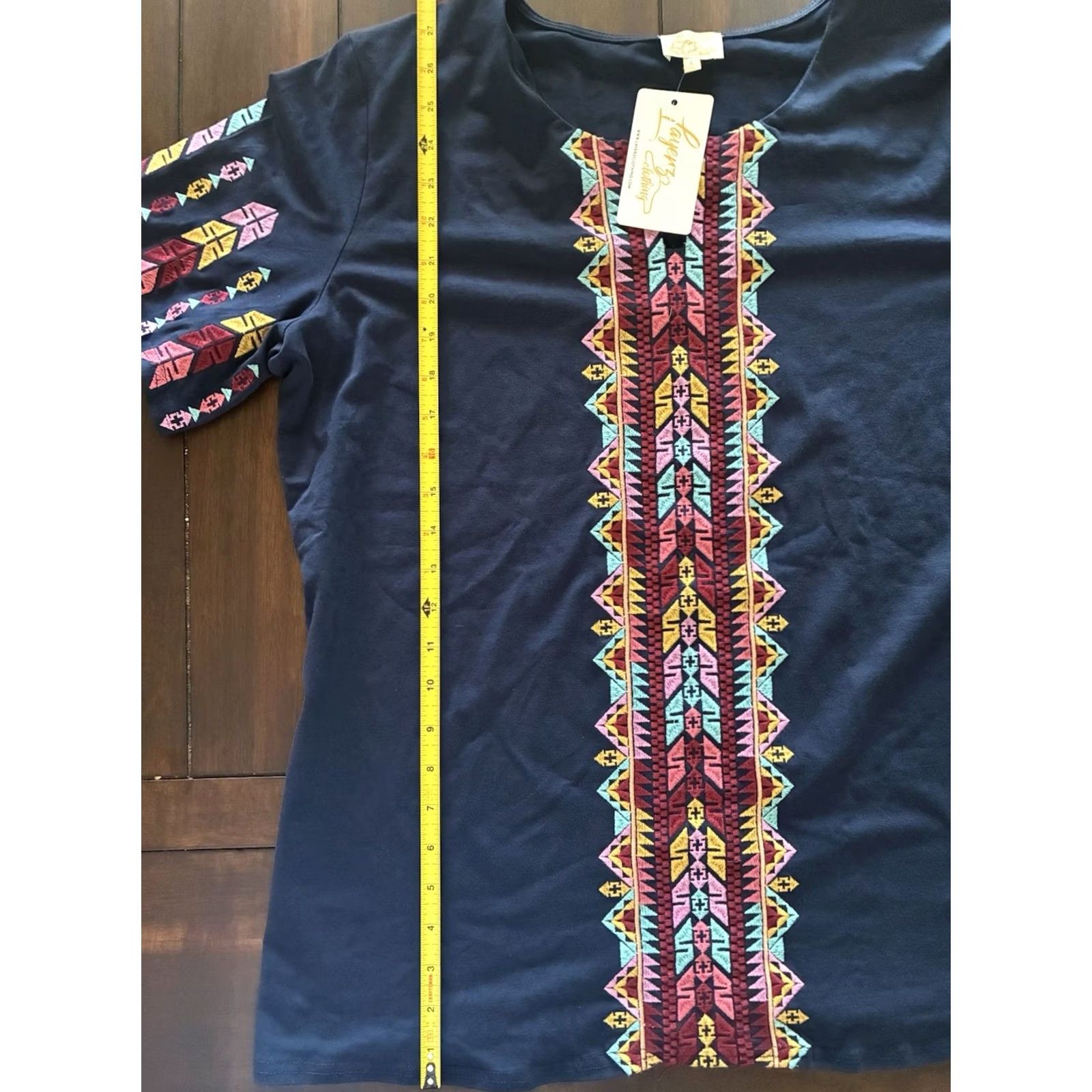 Vintage VINTAGE Aztec Shirt Men’s Large Layerz Clothing New With Tags Size US L / EU 52-54 / 3 - 4 Thumbnail