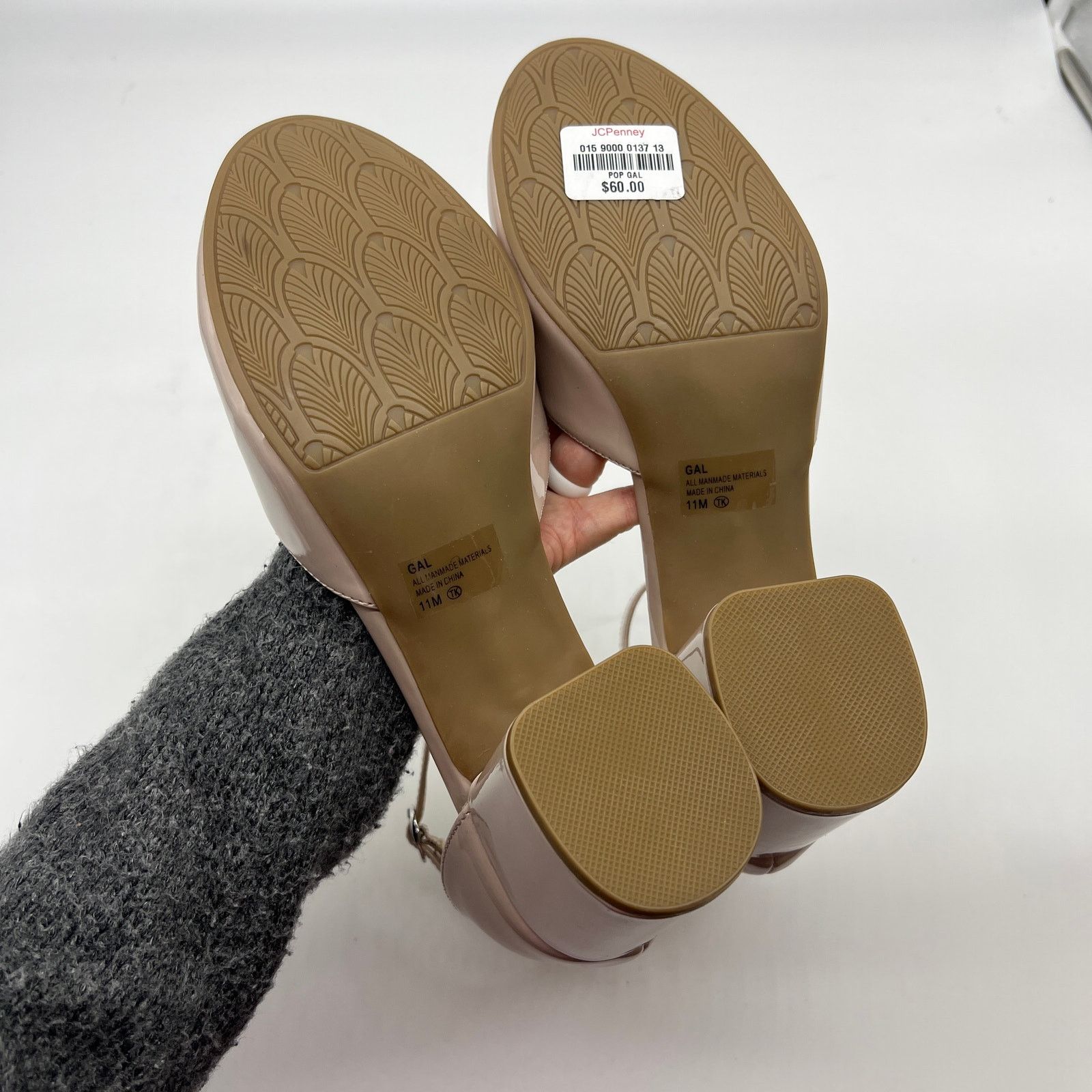 Other Pop Womens Gal Block Heel Nude Pumps Size 11M Size US 11 / IT 41 - 7 Thumbnail