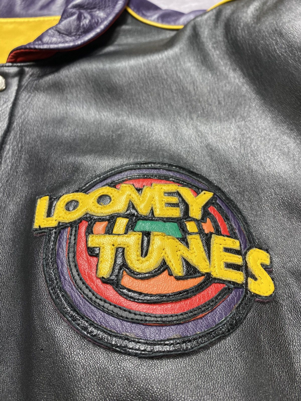 Jeff Hamilton 90’s Jeff Hamilton Looney Tunes Reversible Leather Jacket Size US L / EU 52-54 / 3 - 2 Thumbnail