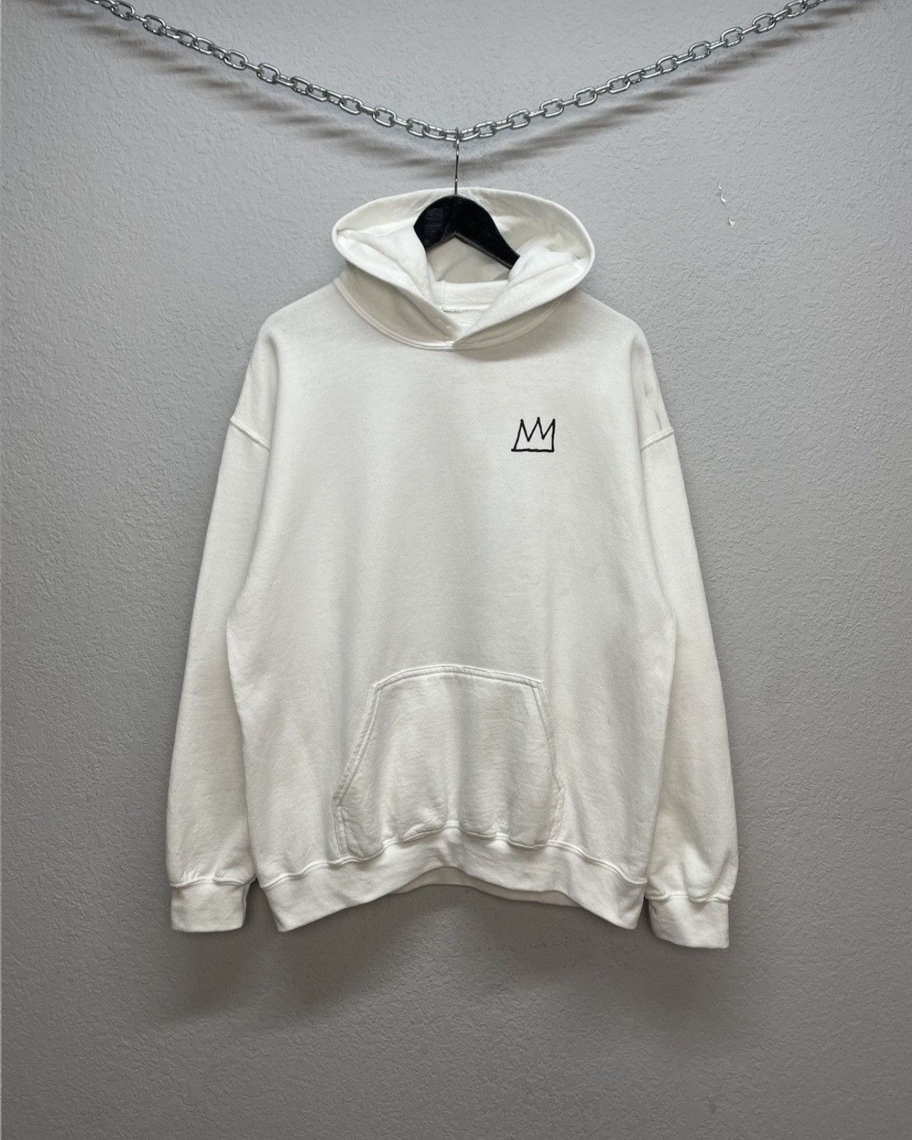 Jean-Michel Basquiat Jean-Michel Basquiat Pullover Hoodie White Sweatshirt Size US L / EU 52-54 / 3 - 6 Thumbnail