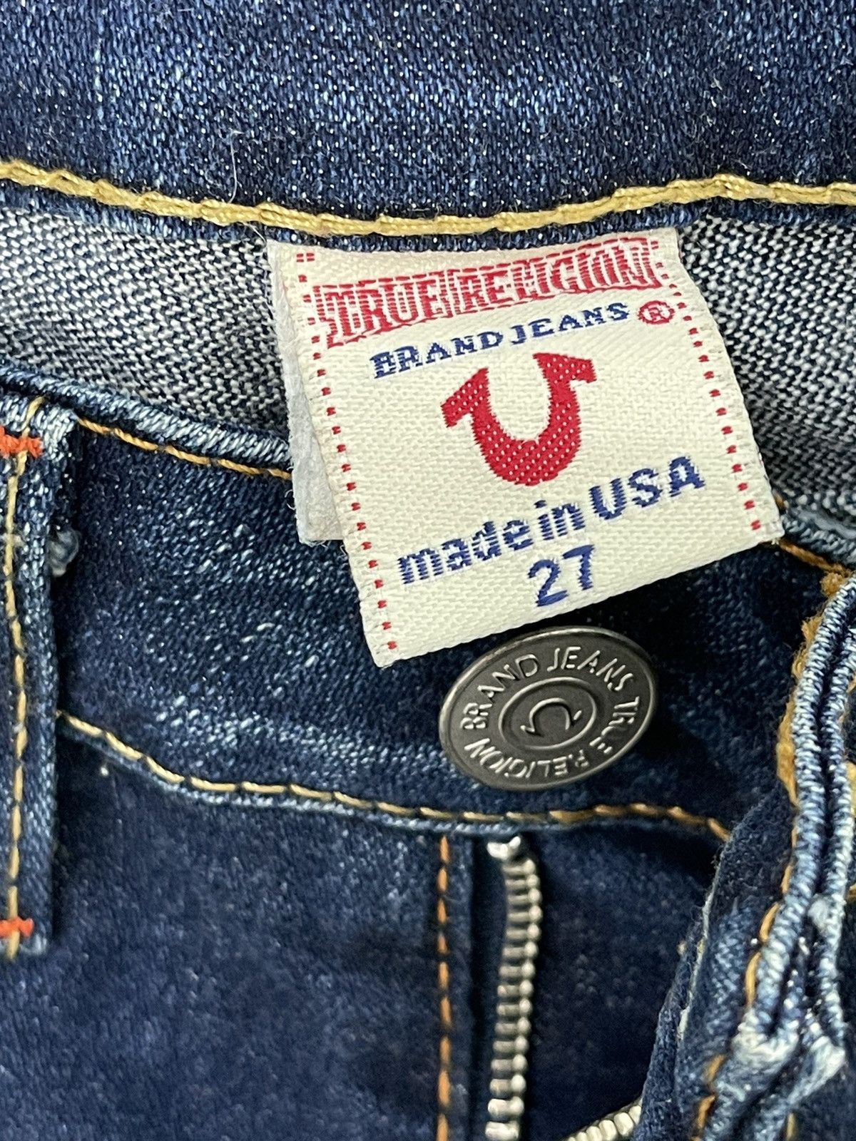 True Religion Flare Jeans Skinny True Religion Stretch Distress Denim 6🟦3 Size US 28 / EU 44 - 20 Thumbnail