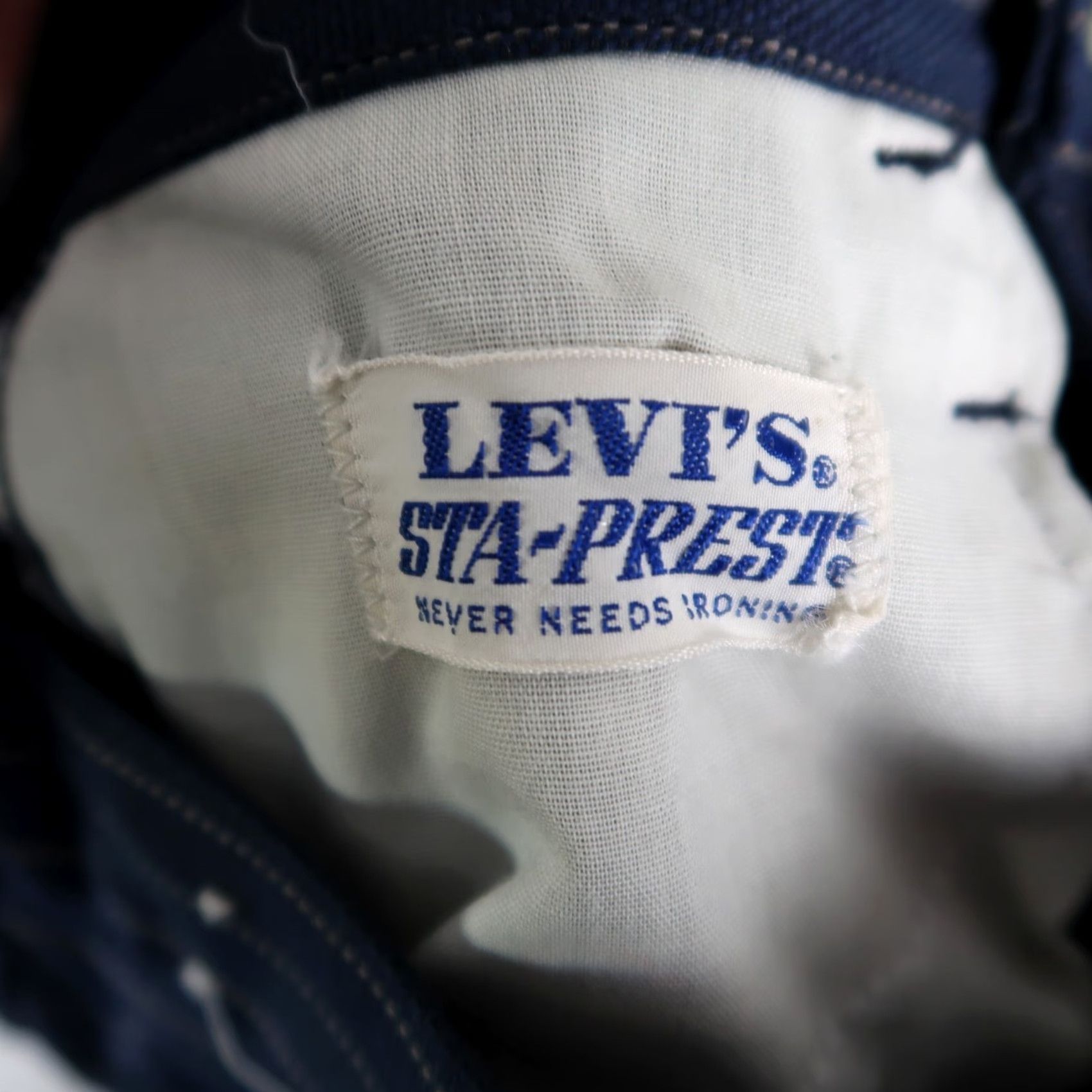 Levi's VINTAGE Levi's Big E Students Sta-Prest Striped Flare Slacks 21x23 Made USA Levi's Shirt Pants Mens Size ONE SIZE - 7 Thumbnail