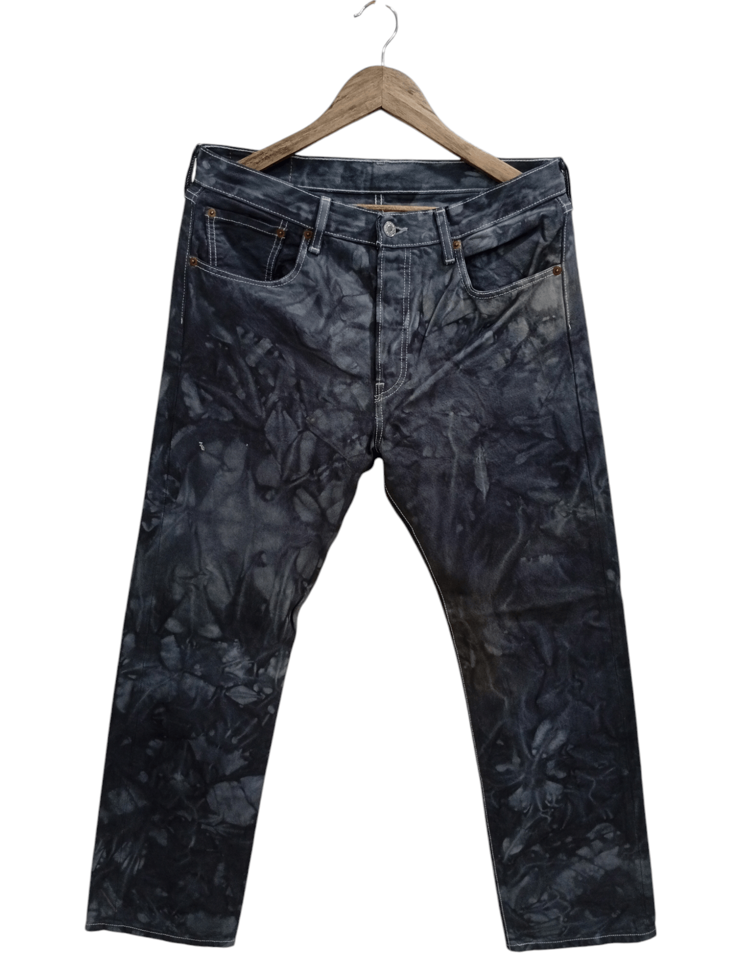 Levi's 🔥🔥Levi's 501 Tye Dye Jeans Denim Size US 34 / EU 50 - 1 Thumbnail
