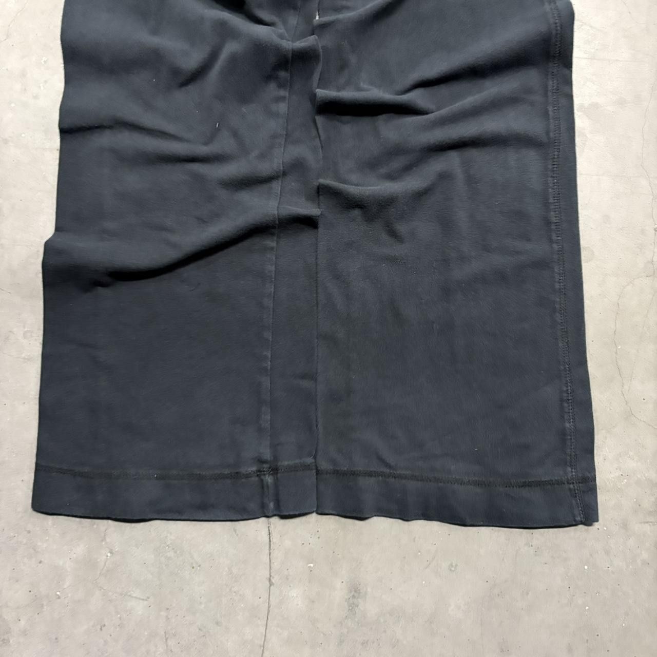 Japanese Brand × Vintage Crazy Vintage Y2K/2000s Baggy Black Wideleg Womens SweatPants Yoga Pants! Size 30" / US 8 / IT 44 - 3 Thumbnail