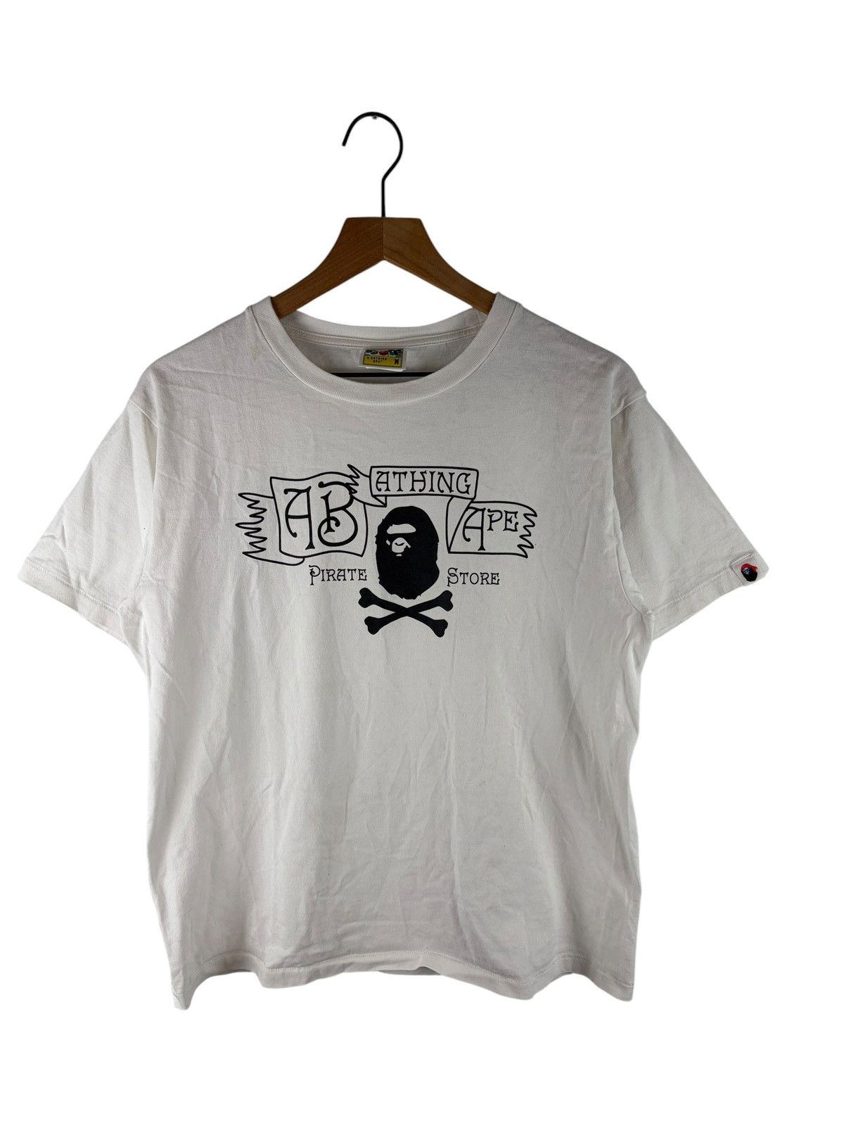 Bape Bape Logo Print Tee Size US M / EU 48-50 / 2 - 1 Thumbnail