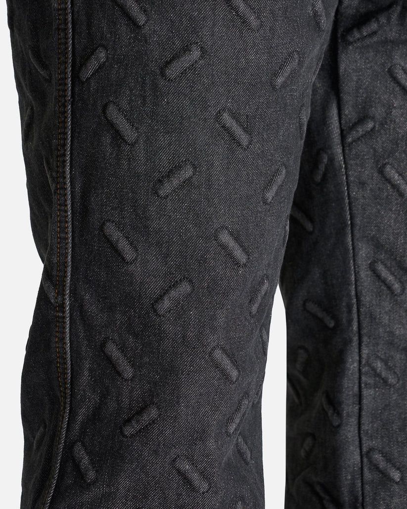 Who Decides War o1s1v1r1oon0925 Thread Plate Denim in Black/Coal Size US 38 / EU 54 - 6 Thumbnail