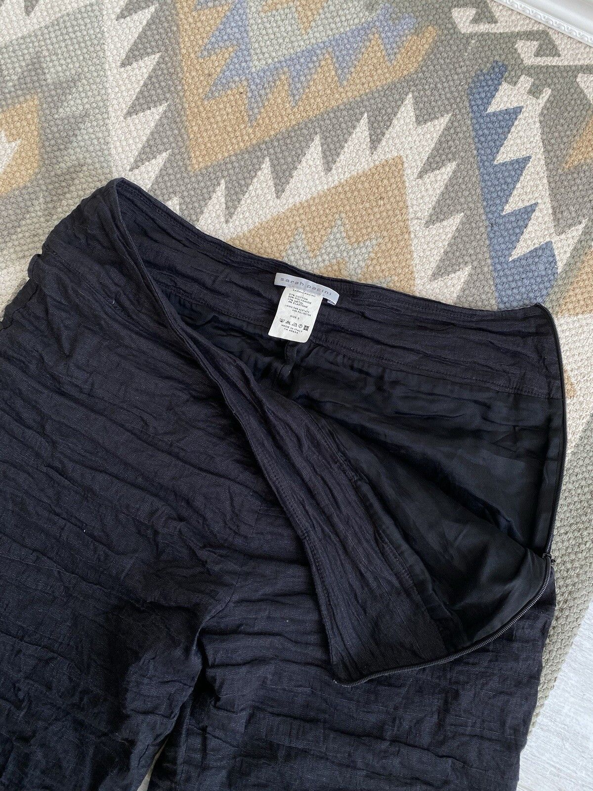Sarah Pacini Sarah Pacini Cotton Nylon Slim Fit Pants Trousers Size 27" / US 4 / IT 40 - 9 Thumbnail