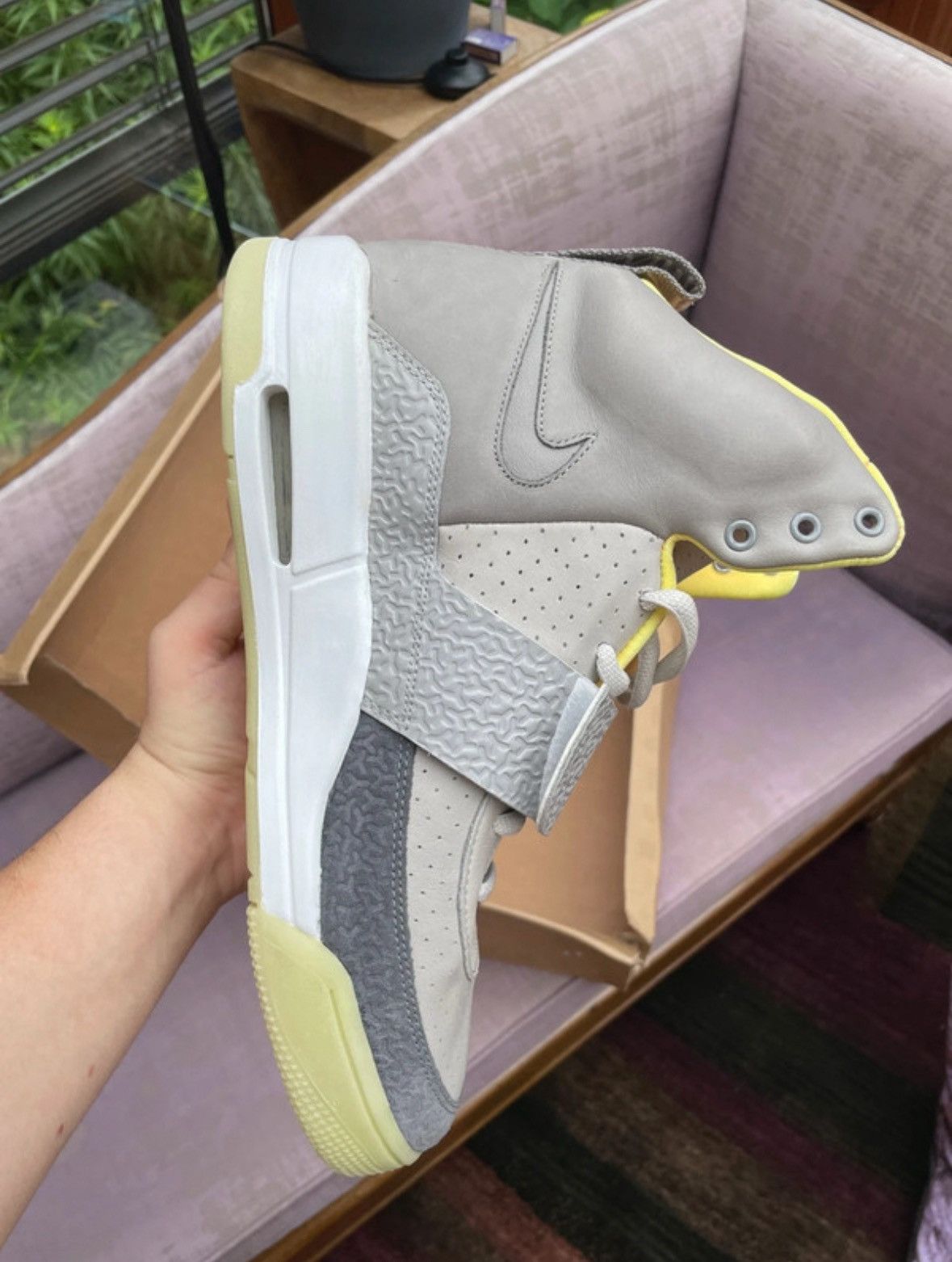 Yeezy Nike Air Yeezy 1 Zen Grey Size US 11 / EU 44 - 6 Thumbnail