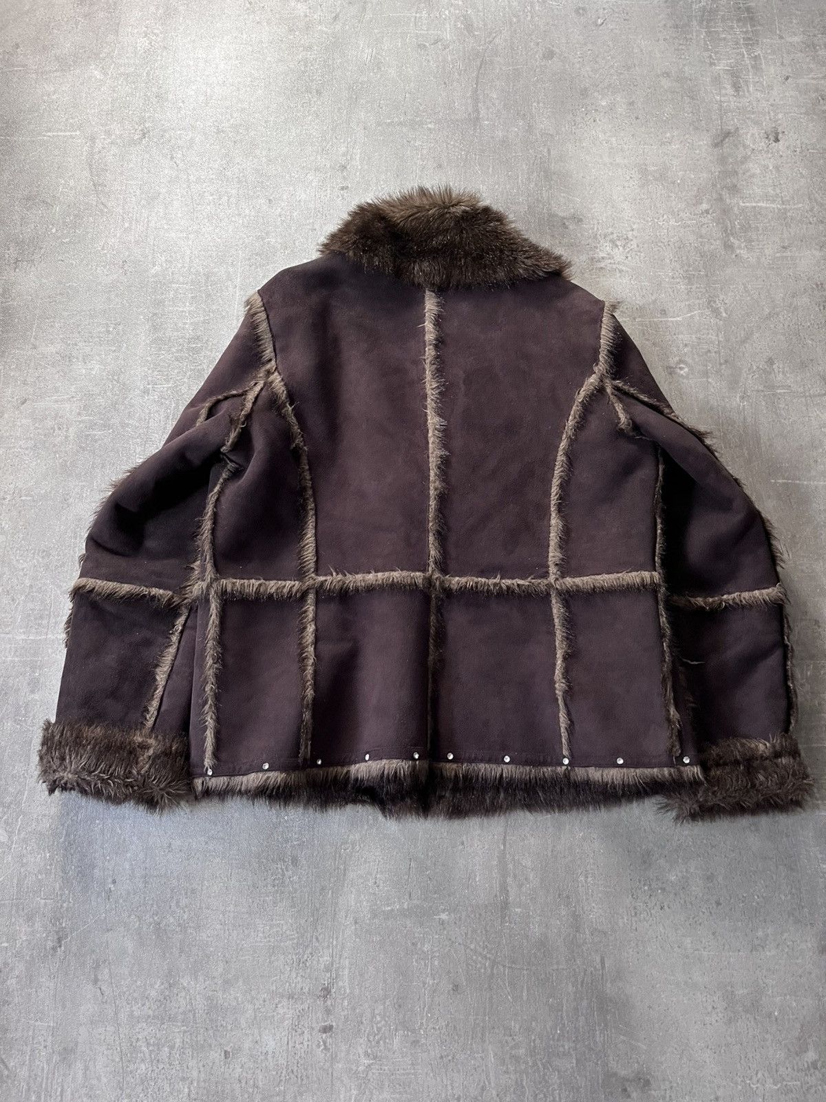 Balmain Balmain faux fur brown jacket women 00s Size L / US 10 / IT 46 - 9 Thumbnail