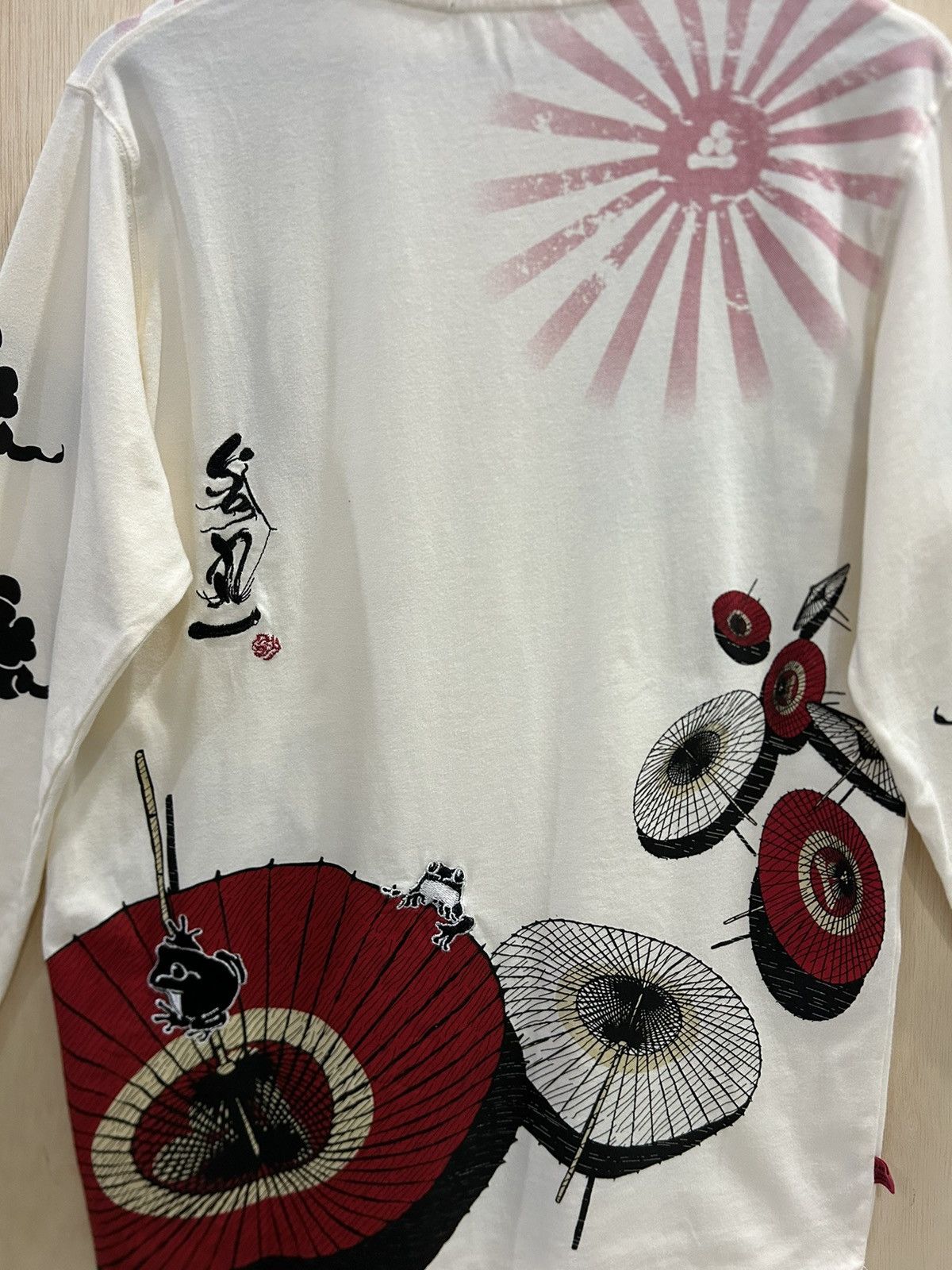 Japanese Brand Sanmaruichi Co Ltd Sukajan Embroidery Karakuri Style Tee Size US L / EU 52-54 / 3 - 5 Thumbnail