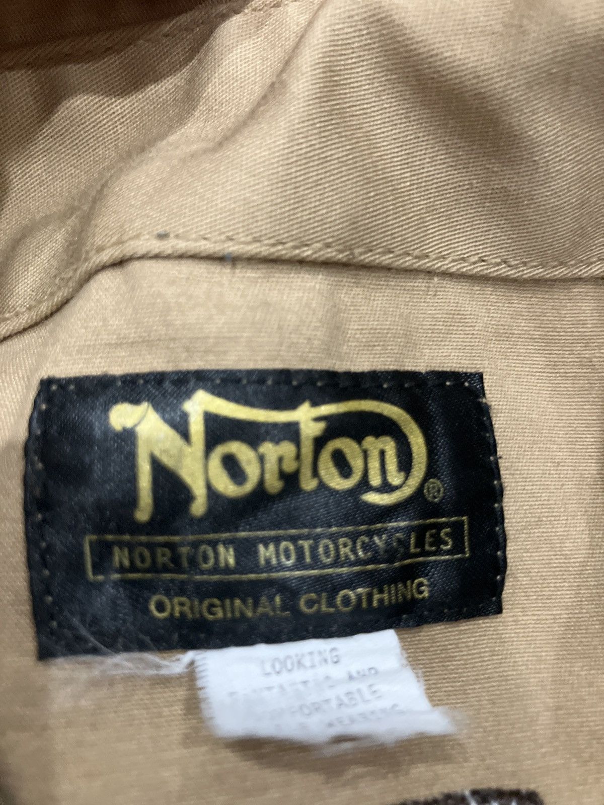 Norton Vintage NORTON motorcycle long sleeve button up Size US M / EU 48-50 / 2 - 6 Thumbnail