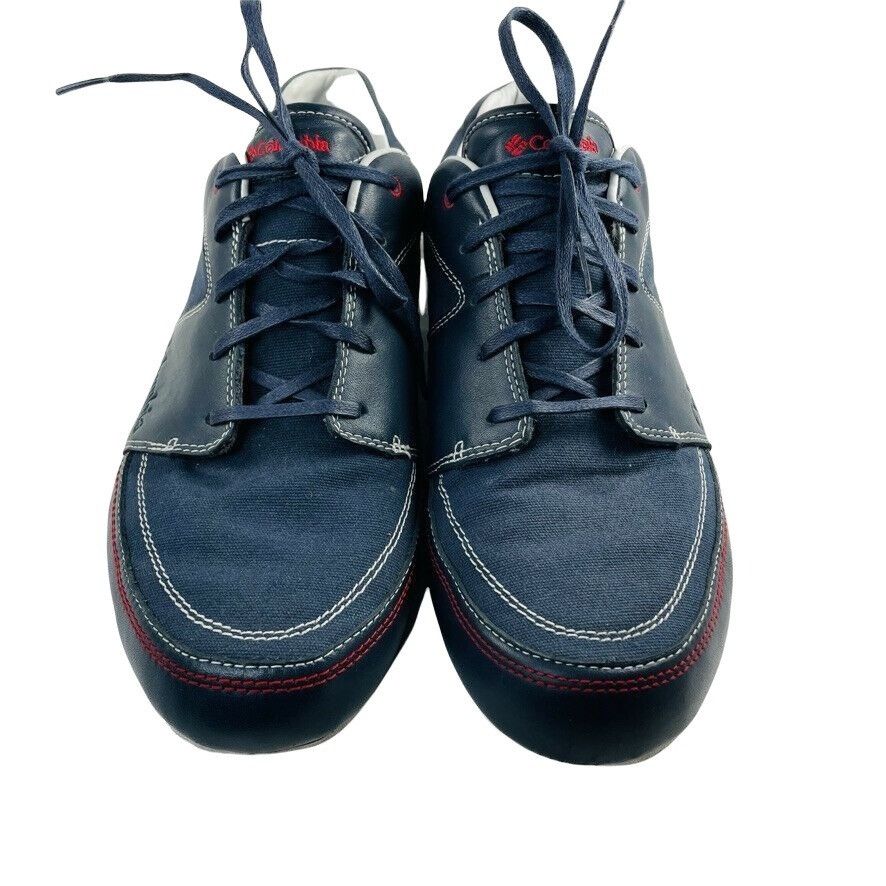 Columbia Columbia Mens Boat Shoe Sports Casual Blue Size 11.5 BM2266 Size US 11.5 / EU 44-45 - 3 Thumbnail