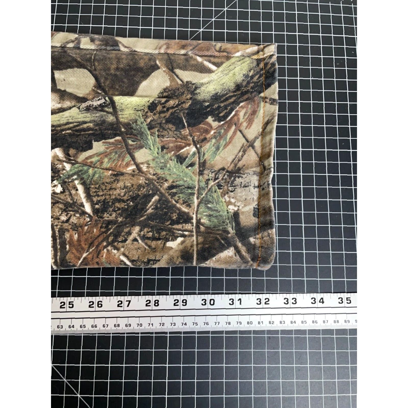 Realtree VINTAGE Diamond Cut Mens Jeans 36 x 32 Straight Fit Camouflage Y2K RealTree Cotton Denim Size US 36 / EU 52 - 6 Thumbnail
