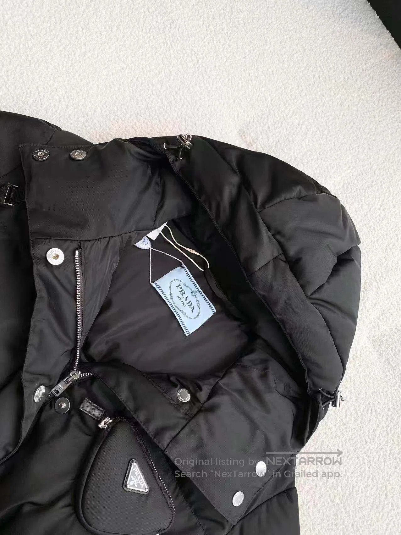 Prada Prada 23SS Triangle Steel Label Ant Waist Down Jacket| Size XXS / US 00 / IT 34 - 4 Thumbnail