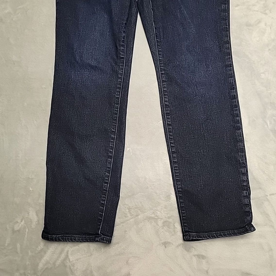 Athleta Athleta Jeans Womens 14 Blue Sculptek Dark Wash Denim Straight Stretch Classic Size 36" / US 14 / IT 50 - 2 Thumbnail