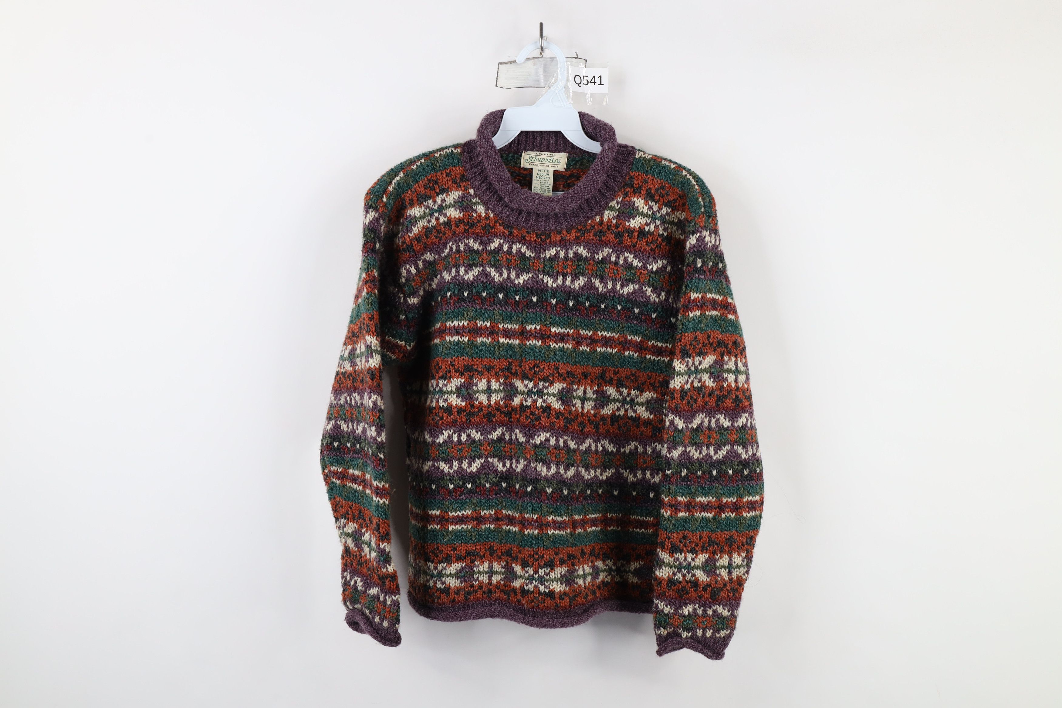 Vintage Vintage 90s Streetwear Blend Marled Knit Fair Isle Sweater Size M / US 6-8 / IT 42-44 - 1 Thumbnail