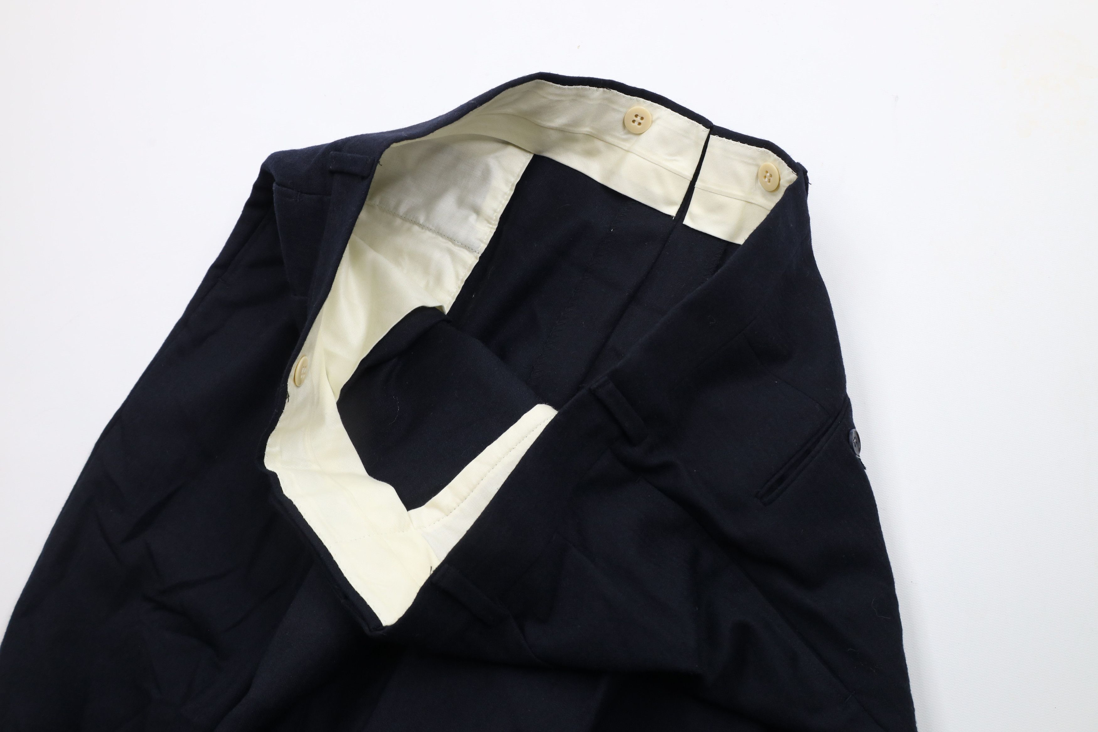 Vintage Vintage 70s Streetwear Herringbone Wool Bell Bottoms Pants Size US 36 / EU 52 - 7 Thumbnail
