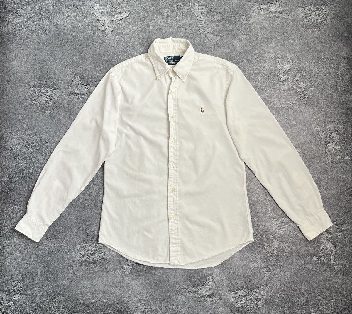 Polo Ralph Lauren Vintage Polo Ralph Lauren White Cotton Shirt Size US M / EU 48-50 / 2 - 1 Thumbnail