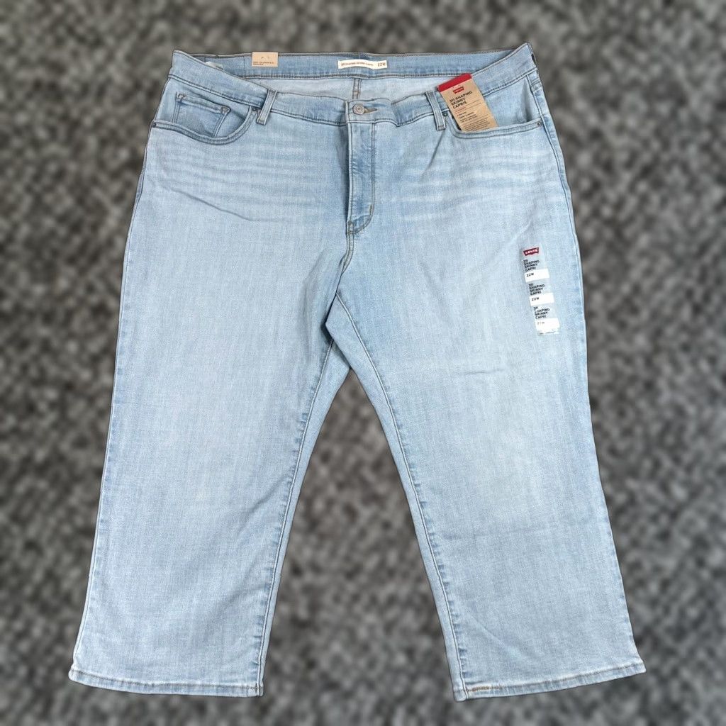 Levi's Levi's Levi's 311 Shaping Skinny Capri Jeans Women 22W Plus Blue 22W Size 40" / US 18 - 1 Thumbnail