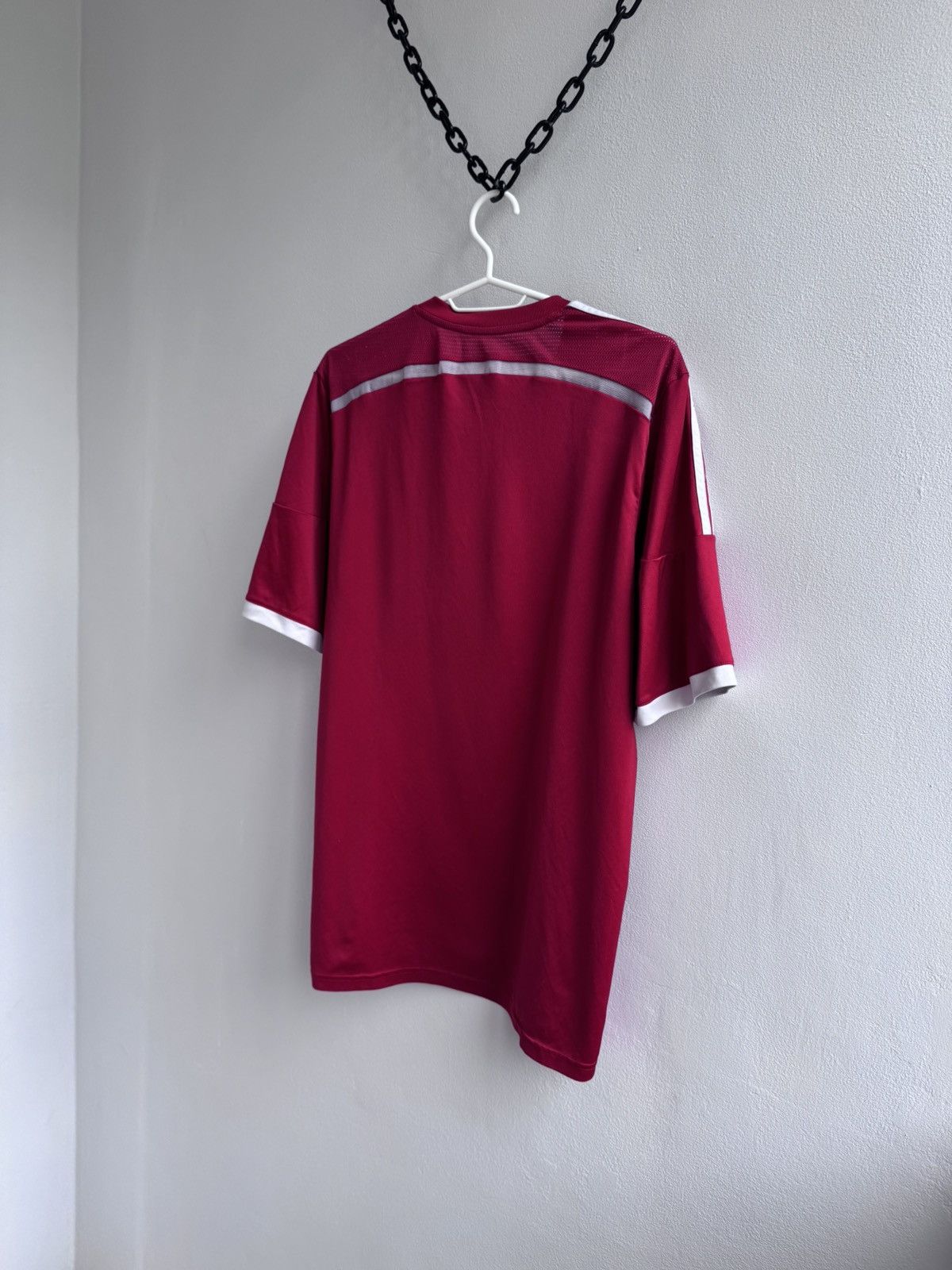 Adidas WALES NATIONAL TEAM 2013 2014 FOOTBALL SHIRT SOCCER JERSEY Size US L / EU 52-54 / 3 - 13 Thumbnail