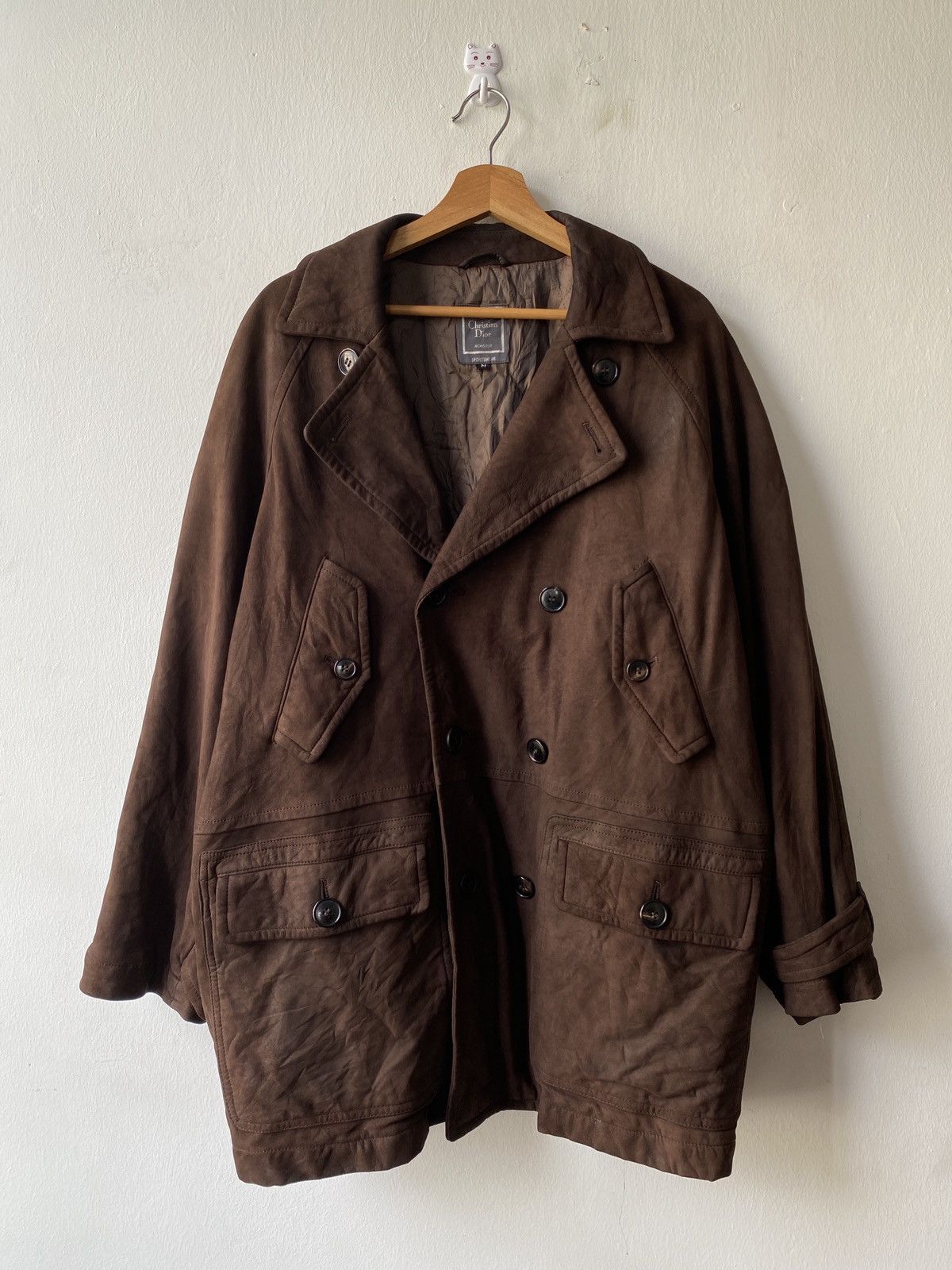 Christian Dior Monsieur Vtg 90s Christian Dior Monsieur Sheep Skin Leather Jacket Size US M / EU 48-50 / 2 - 3 Thumbnail