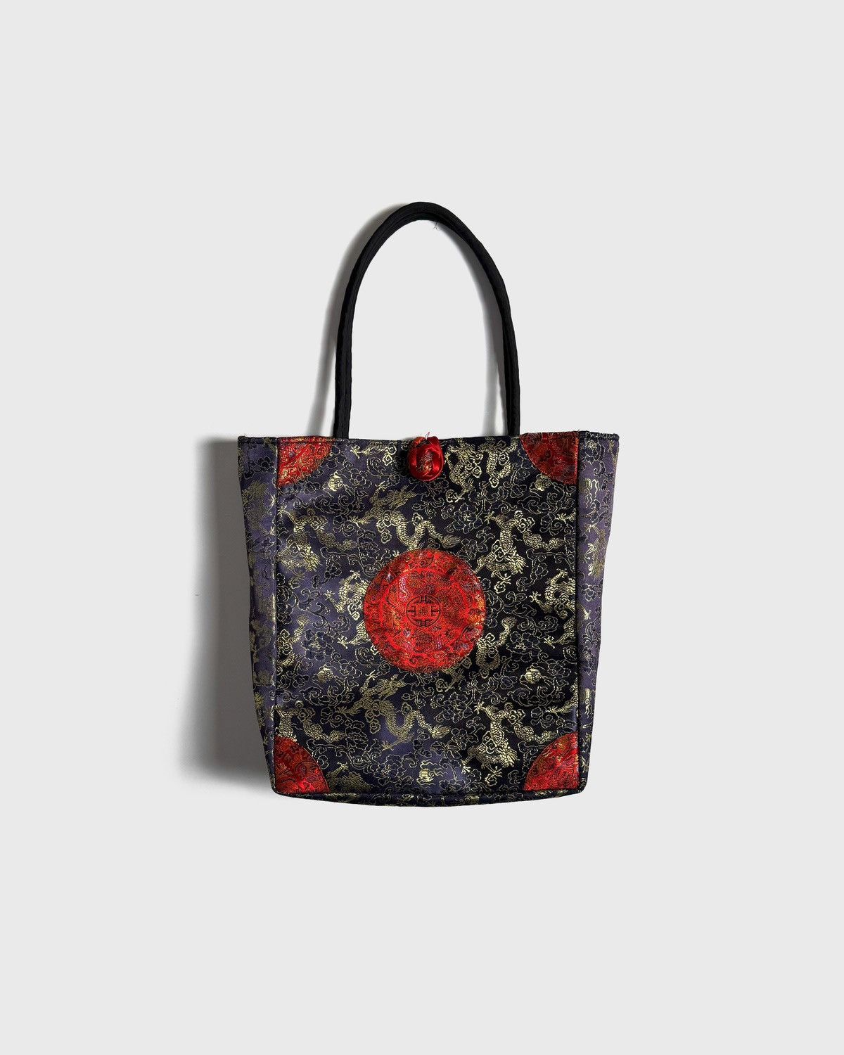 Costume National x Kimono Japan Dragon Vintage Japanese Style Traditional Symbols Kimono Tote Bag, Women's