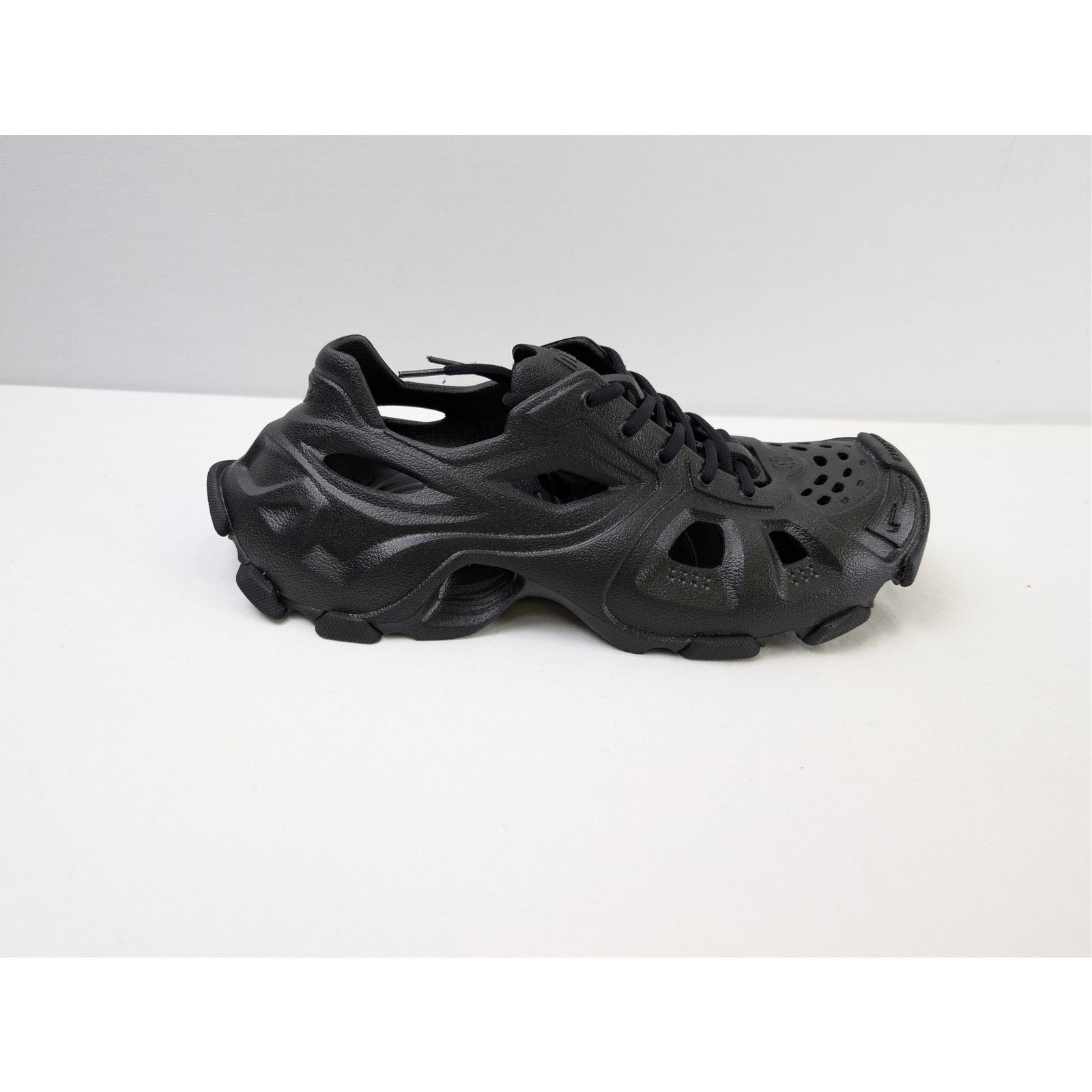 Balenciaga o1rshd1 Q:2 / HD Monocolor Mule Slipper Sandal in Black Size US 9 / EU 42 - 4 Thumbnail