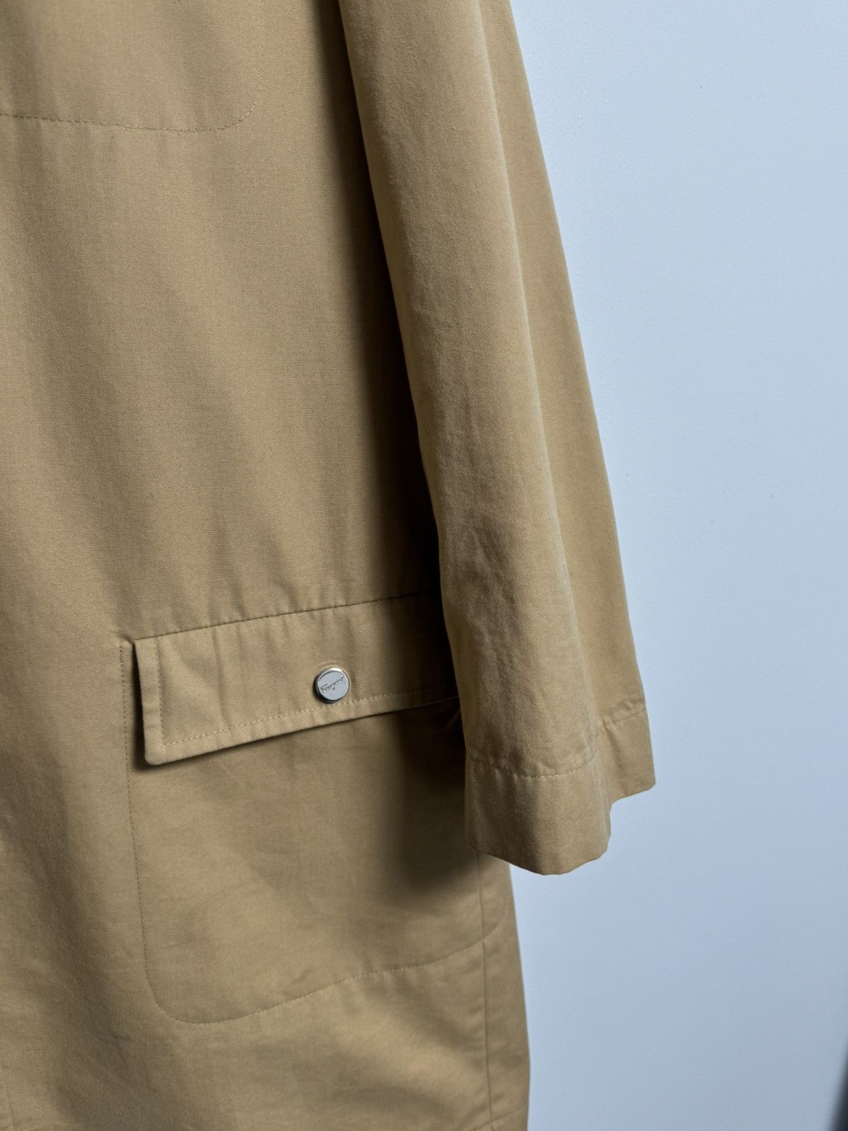 Salvatore Ferragamo Vintage Salvatore Ferragamo Monogram Inside Trench Jacket Size M / US 6-8 / IT 42-44 - 7 Thumbnail