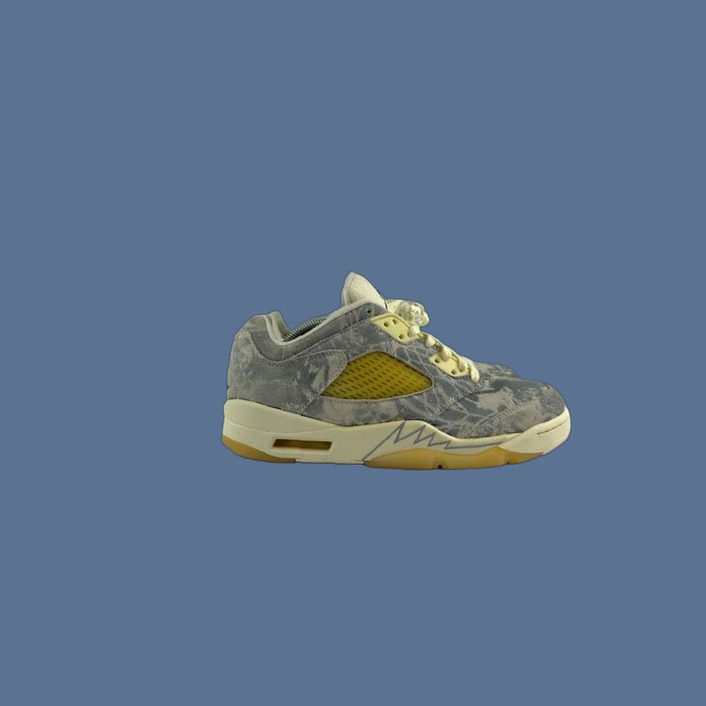 Jordan Brand Nike Air Jordan 5 Retro Low Expression Women 9.5 Ivory Suede Sneaker Size US 10 / IT 40 - 1 Thumbnail