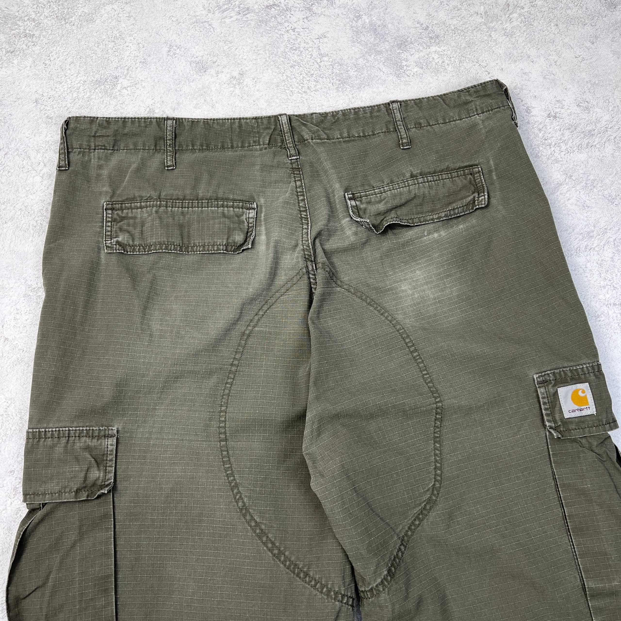 Carhartt Wip Carhartt WIP Regular Cargo Pants Ripstop Olive Green Men's Size US 40 / EU 56 - 8 Thumbnail