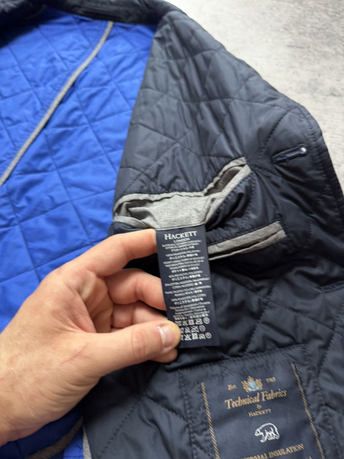Hackett Hackett Quilted Thermal Puffer Classic Blazer Jacket Size US L / EU 52-54 / 3 - 11 Thumbnail