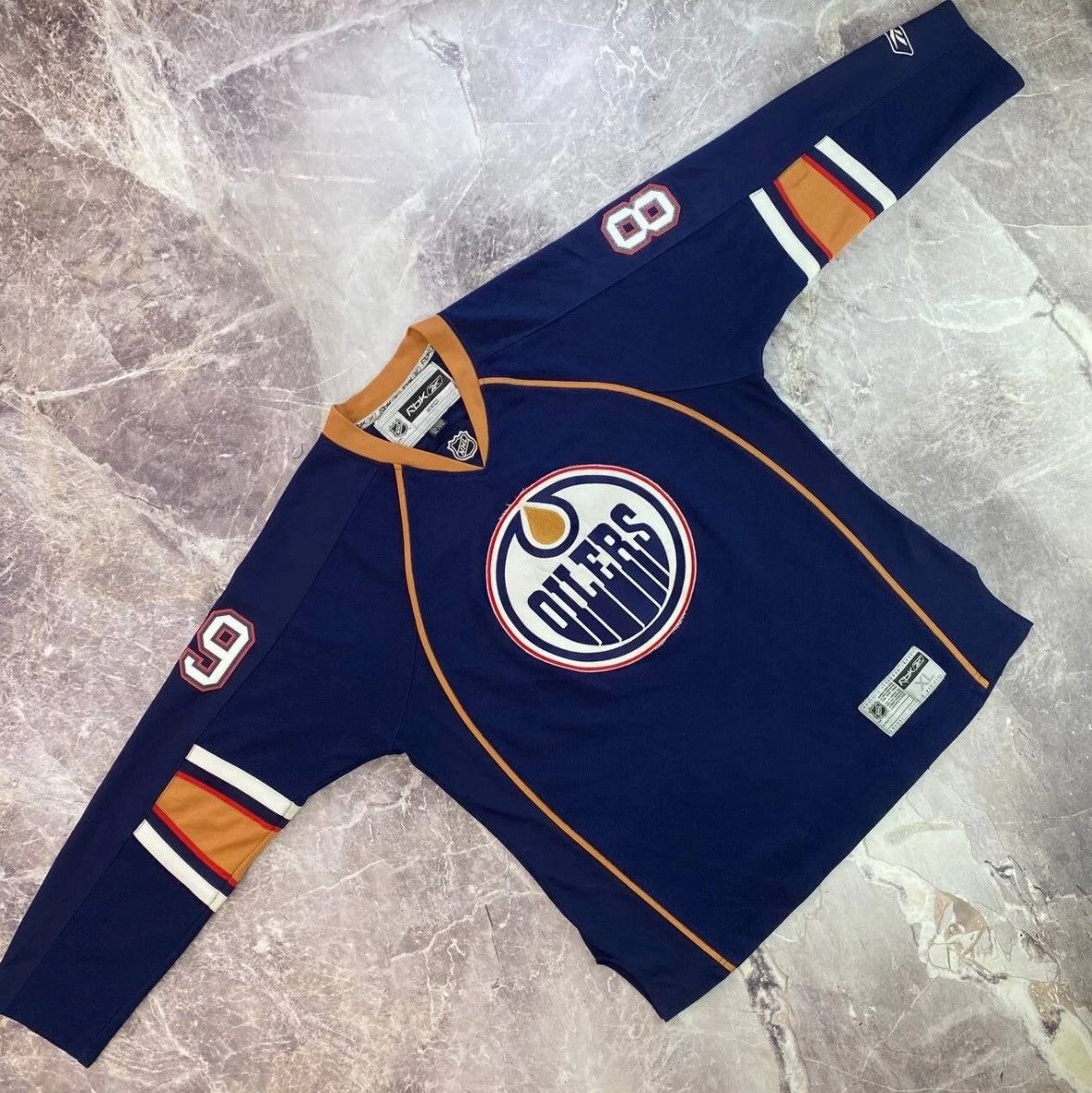Reebok Reebok Edmonton Oilers #89 Sam Gagner Blue Hockey Jersey XL Size US XL / EU 56 / 4 - 3 Thumbnail