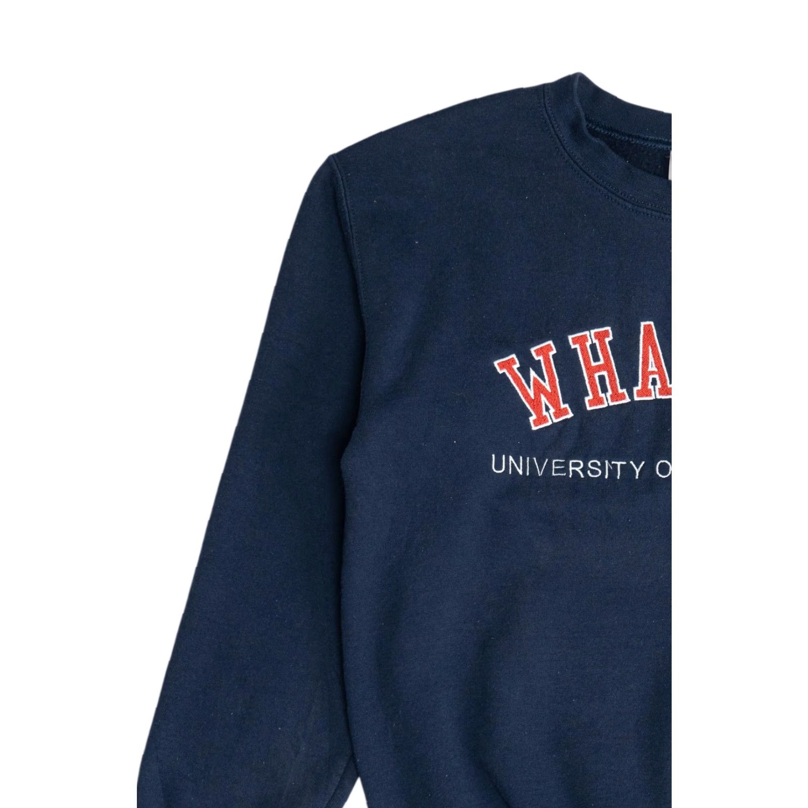 Vintage VINTAGE Wharton University Of Pennsylvania Embroidered College Sweatshirt Navy Blue Small Mens? Size US S / EU 44-46 / 1 - 5 Thumbnail