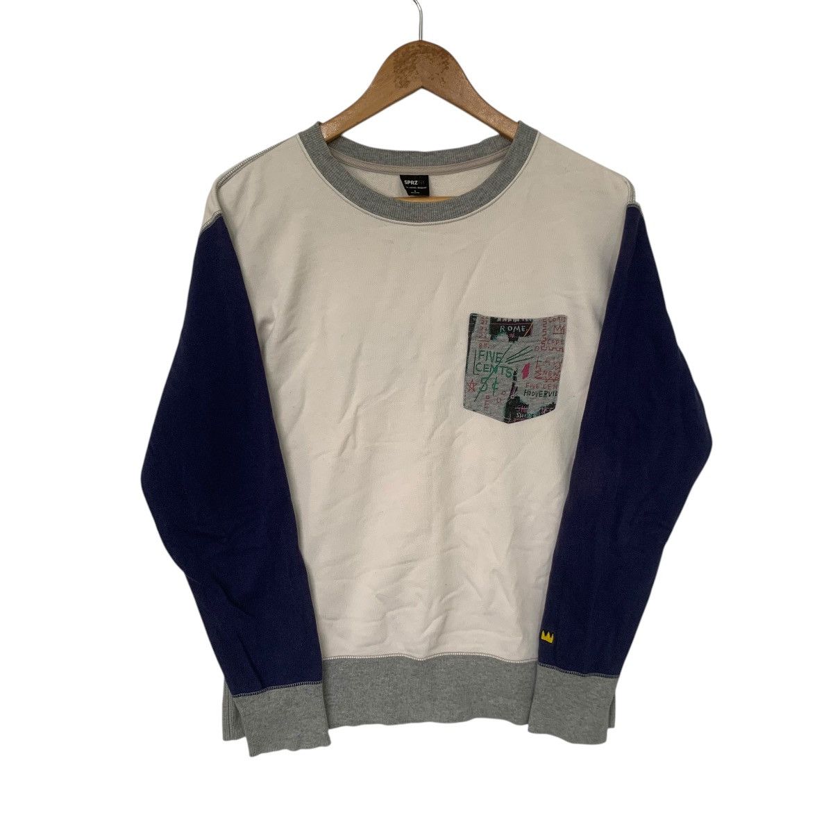 Jean-Michel Basquiat × Vintage Rare Jean Micheal Basquiat Design Uniqlo Sweatshirt Small Size US S / EU 44-46 / 1 - 1 Thumbnail