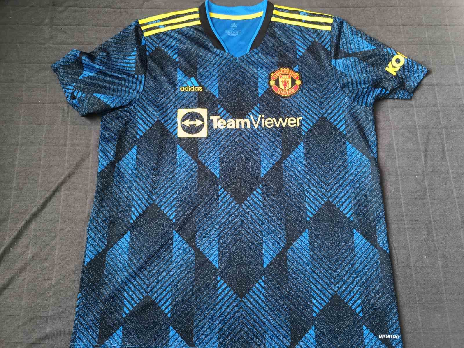 Adidas Manchester United #7 Ronaldo Third football shirt 2021 -2022 Size US XXL / EU 58 / 5 - 2 Thumbnail