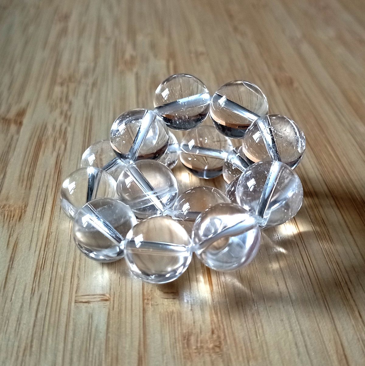 Designer × Japanese Brand × Vintage Vintage Punk Transparent Clear Crystal Big Shine Bracelet Size ONE SIZE - 5 Thumbnail