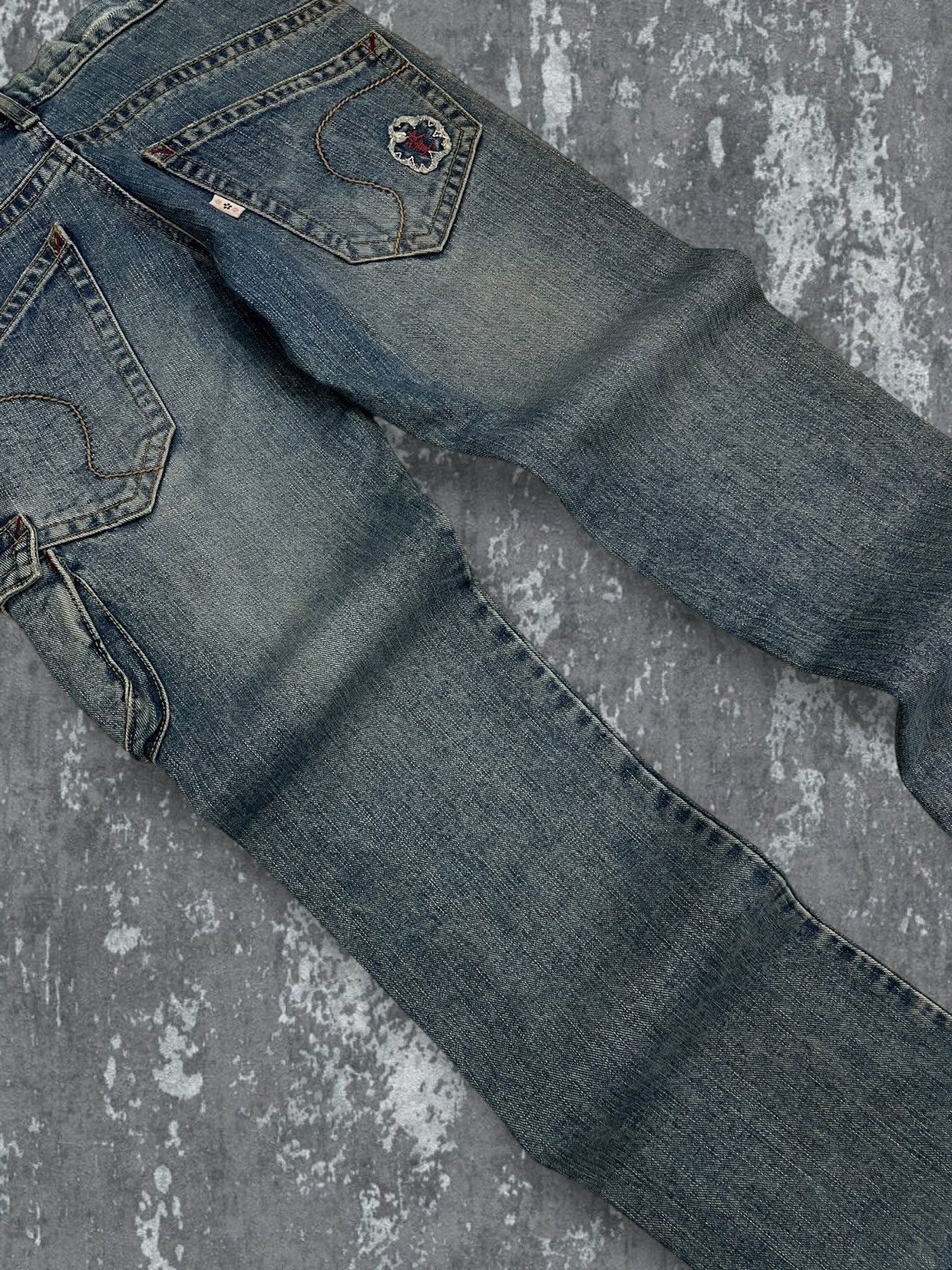Japanese Brand Vintage 1990s Japan Designer Rare Naminoritatsun Art Denim Size US 30 / EU 46 - 11 Thumbnail