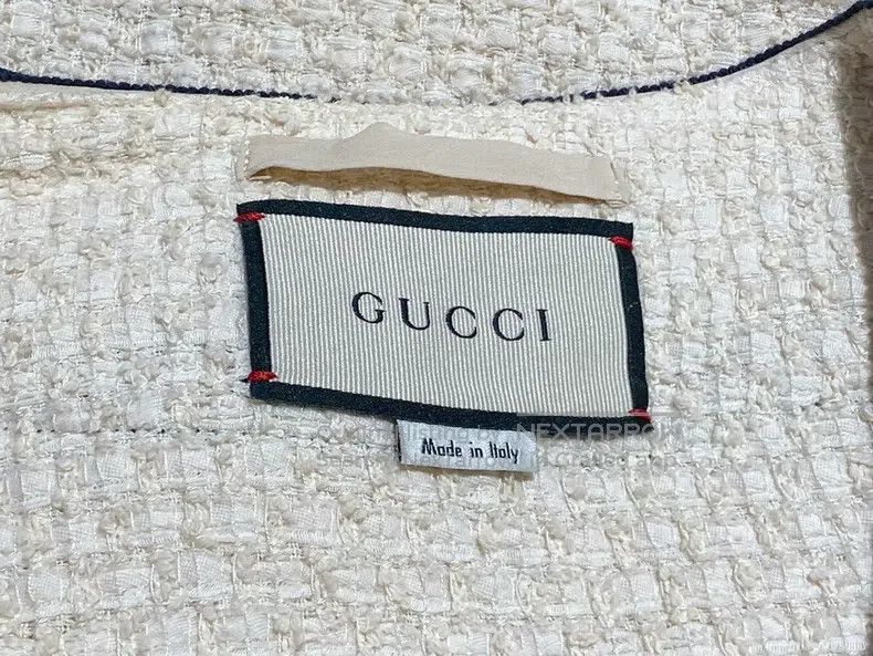 Gucci Gucci Apricot-coloured striped cardigan coat Size XS / US 0-2 / IT 36-38 - 5 Thumbnail