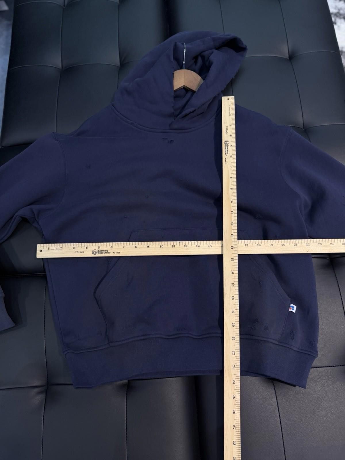 HMDD HMDD Blue Chim Distressed Hoodie Size Small Brand New Size US S / EU 44-46 / 1 - 8 Thumbnail