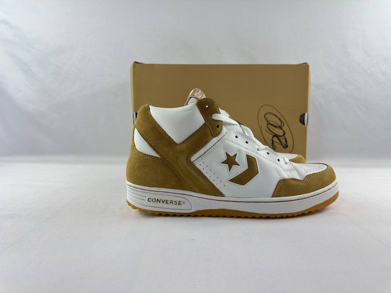 Converse Vintage Converse Weapon High Top Sneakers 1K343 Size US 13 / EU 46 - 1 Thumbnail