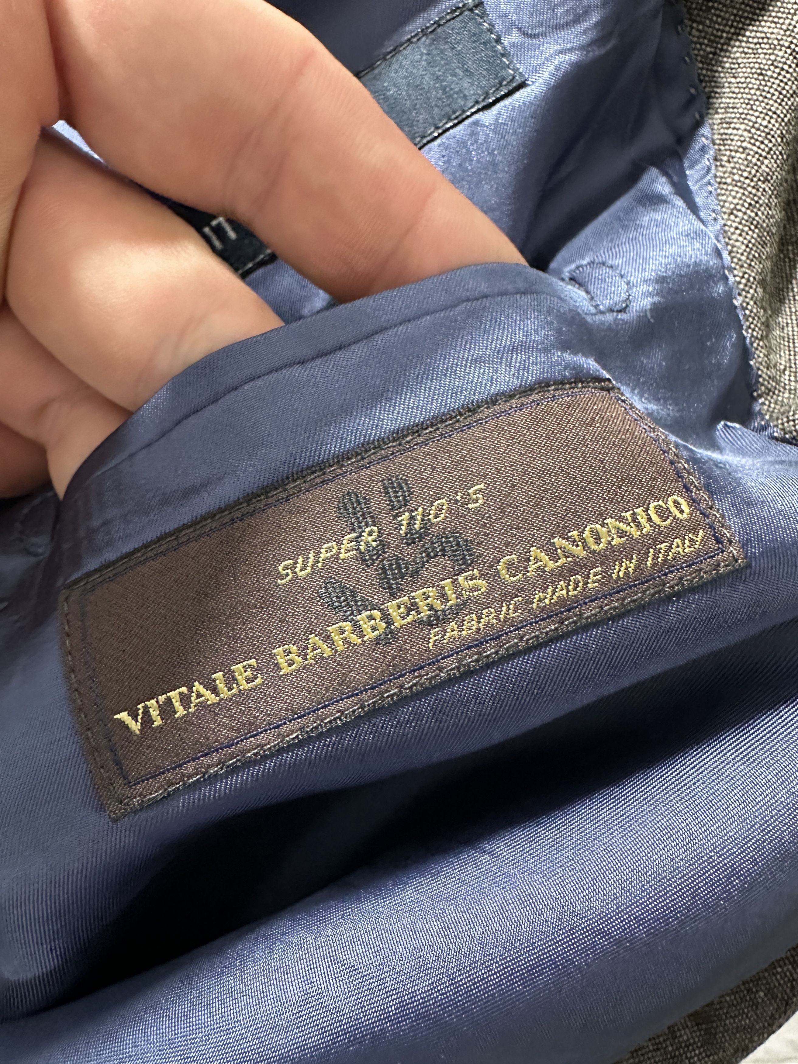 Suitsupply SuitSupply Vitale Barberis Super 110s Blazer Jacket 50 7 R Size 50R - 7 Thumbnail
