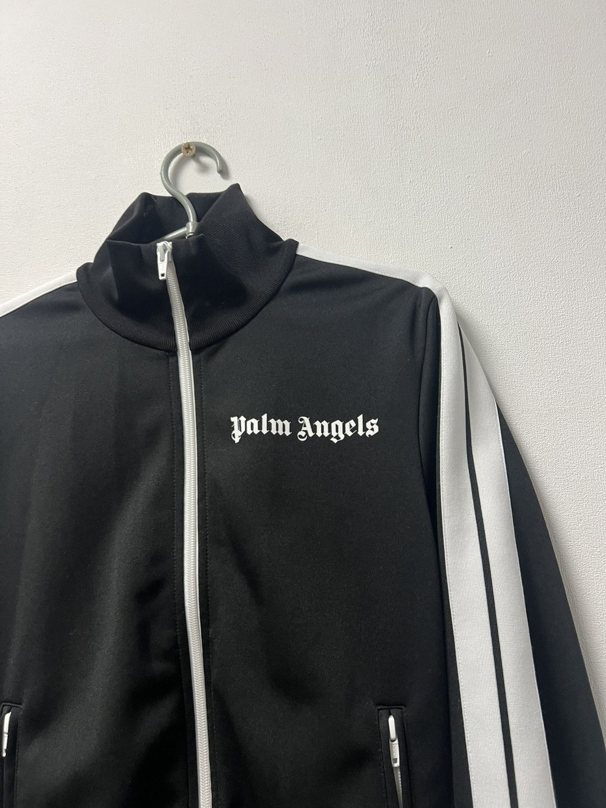 Palm Angels Palm Angels Track Jacket Black Drill Y2K XXS XS Mens Size US XS / EU 42 / 0 - 2 Thumbnail
