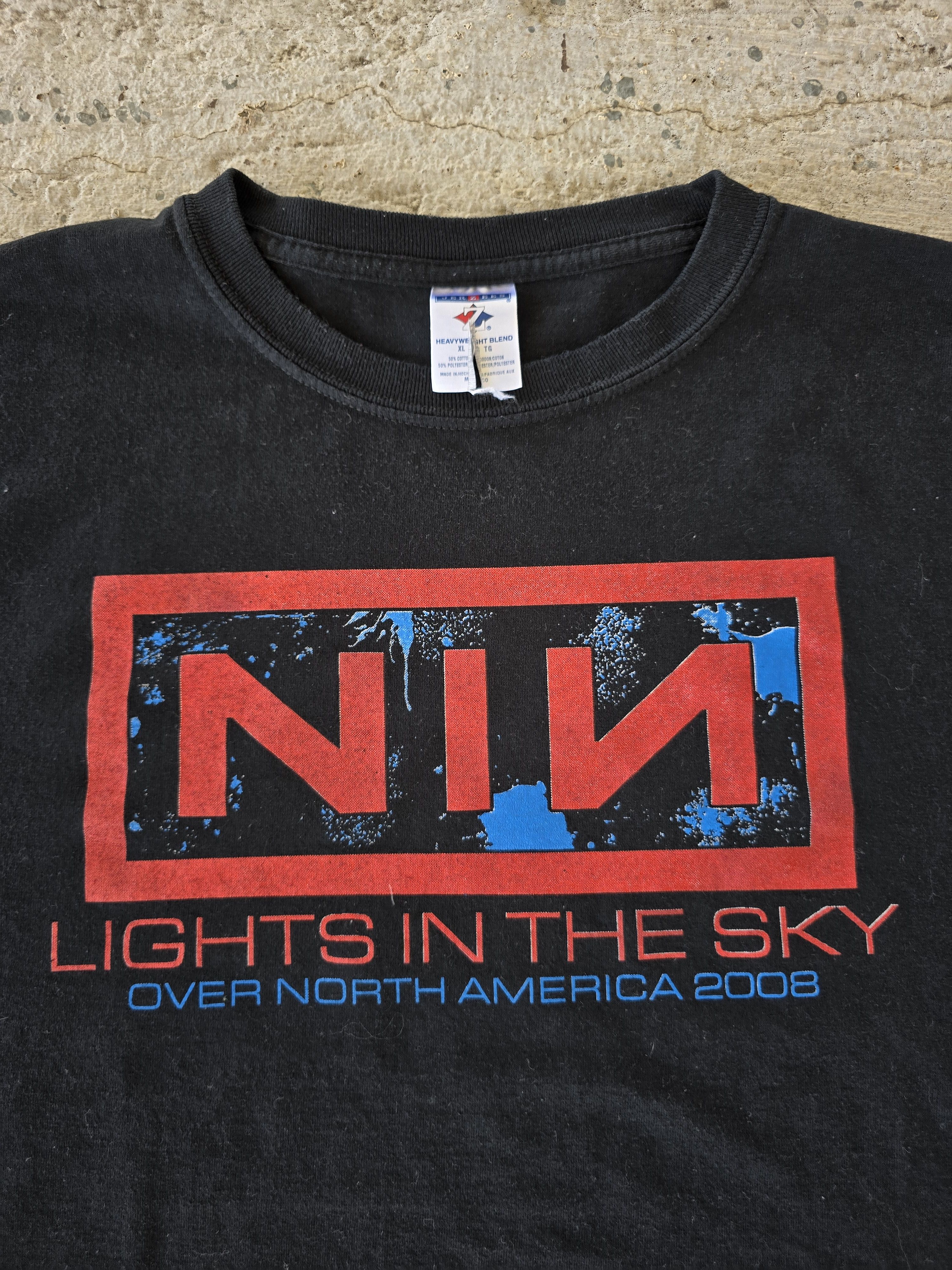 Vintage Nine Inch Nails 2008 Tour Tee Bootleg Size US XL / EU 56 / 4 - 2 Thumbnail