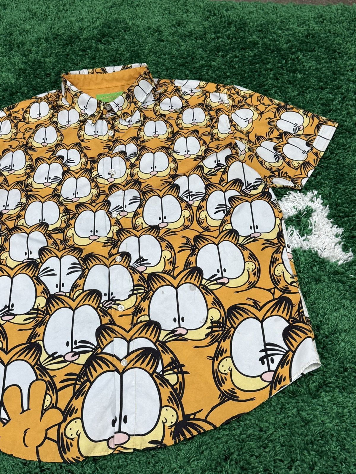 Nickelodeon RARE Nickelodeon Garfield All Over Print 2XL Camp Shirt RARE Size US XXL / EU 58 / 5 - 2 Thumbnail
