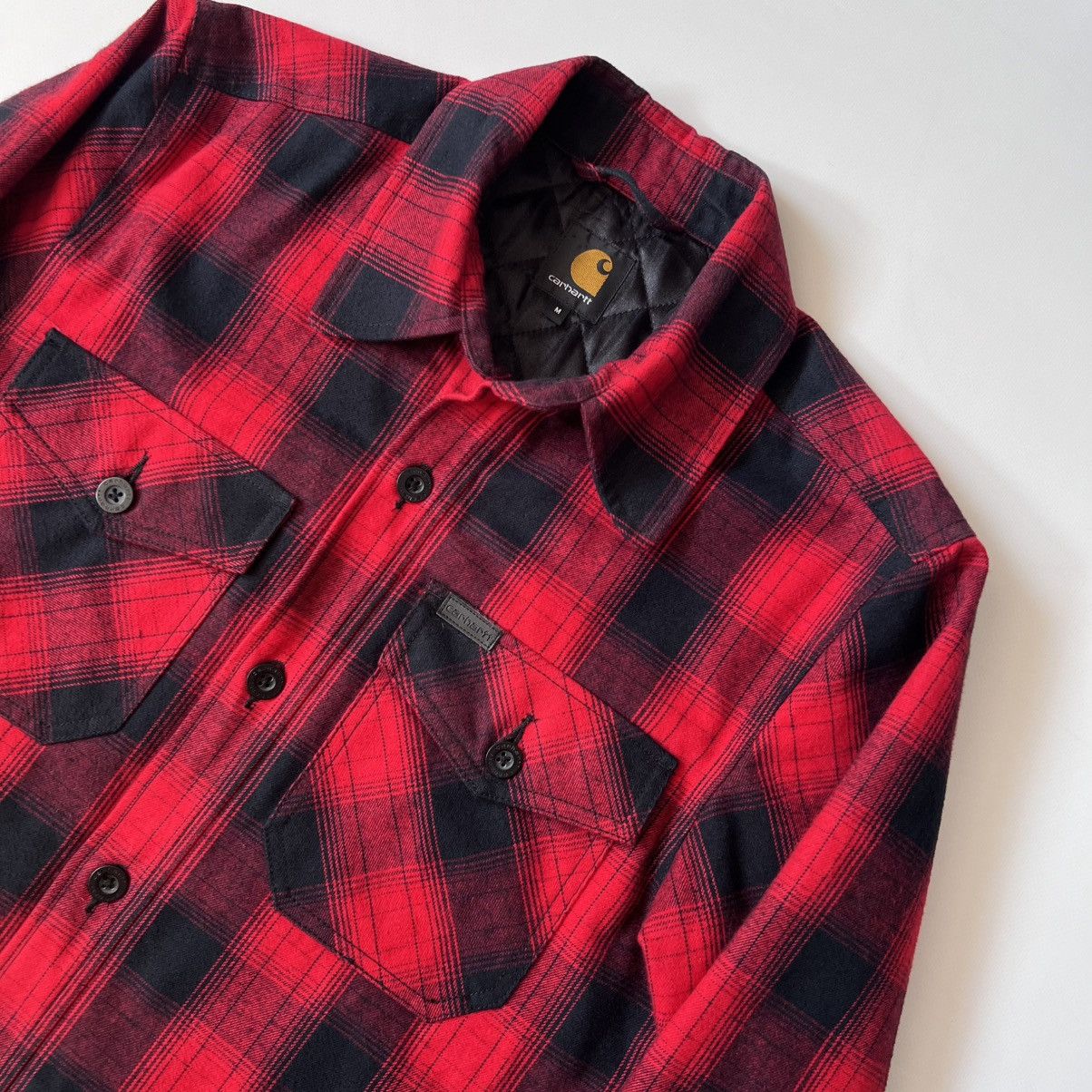 Carhartt Carhartt padded flannel shirt jacket Size US M / EU 48-50 / 2 - 2 Thumbnail